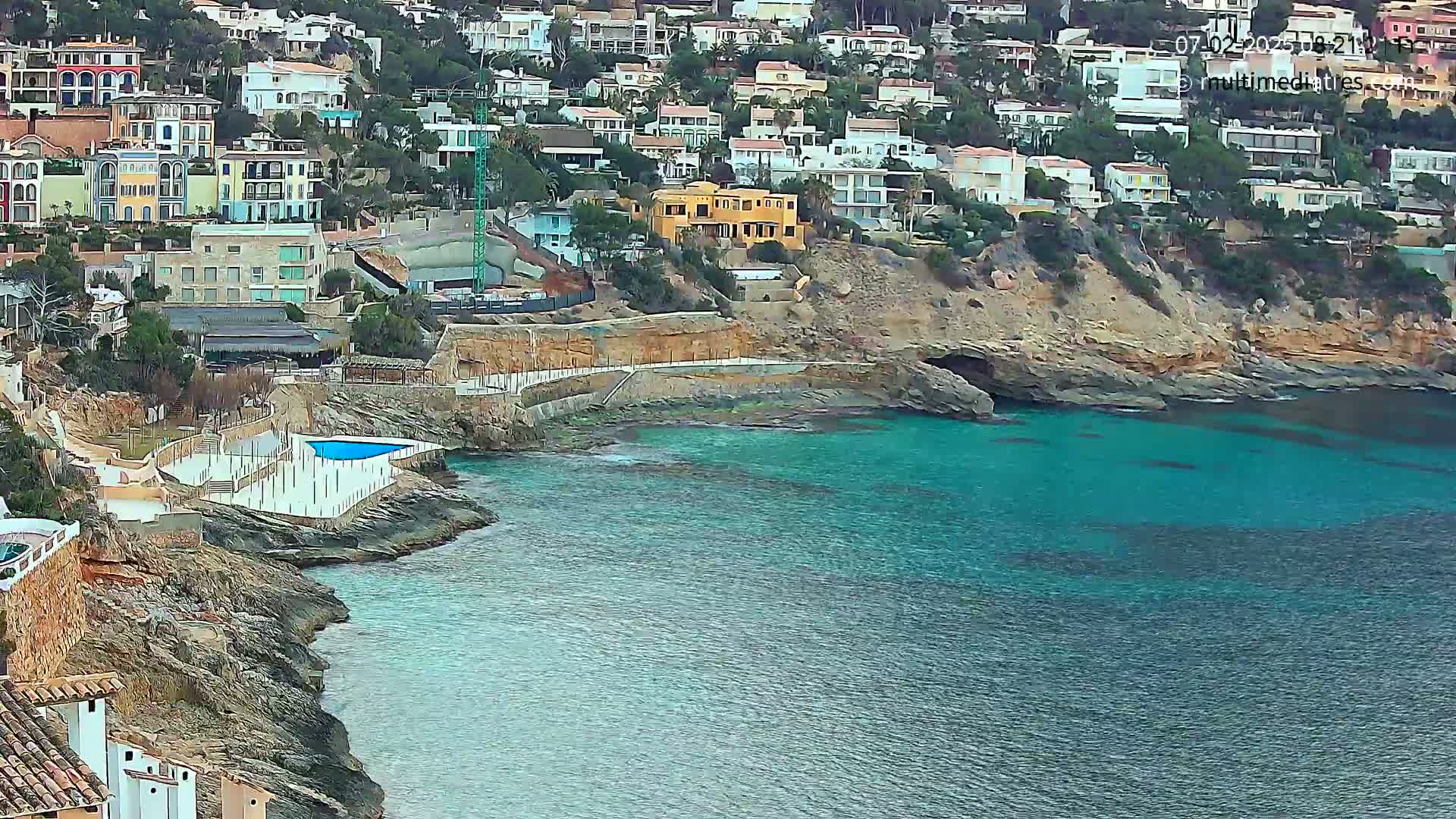 Mallorca, Port d' Andratx Cala Llamp (Cala Bay) Live Cam - Balearic Islands, Spain