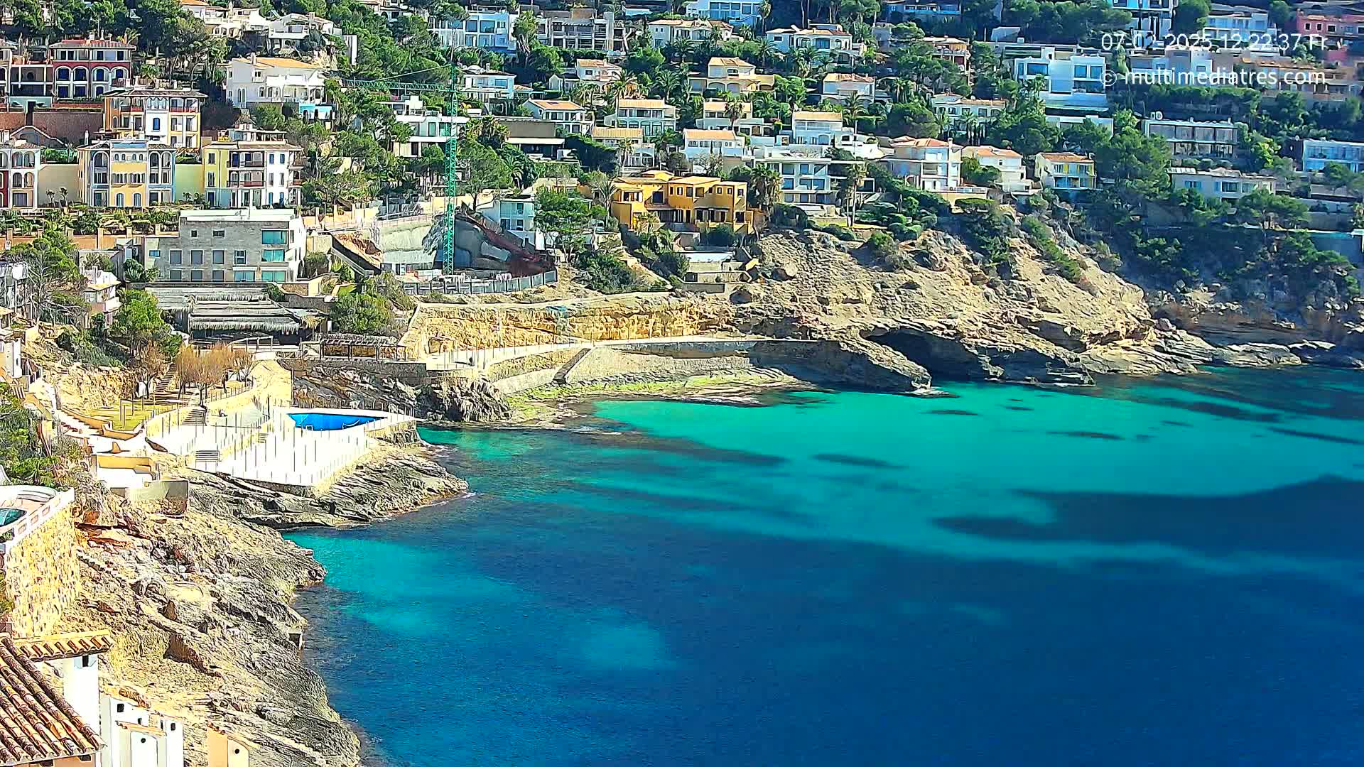 Mallorca, Port d' Andratx Cala Llamp (Cala Bay) Live Cam - Balearic Islands, Spain