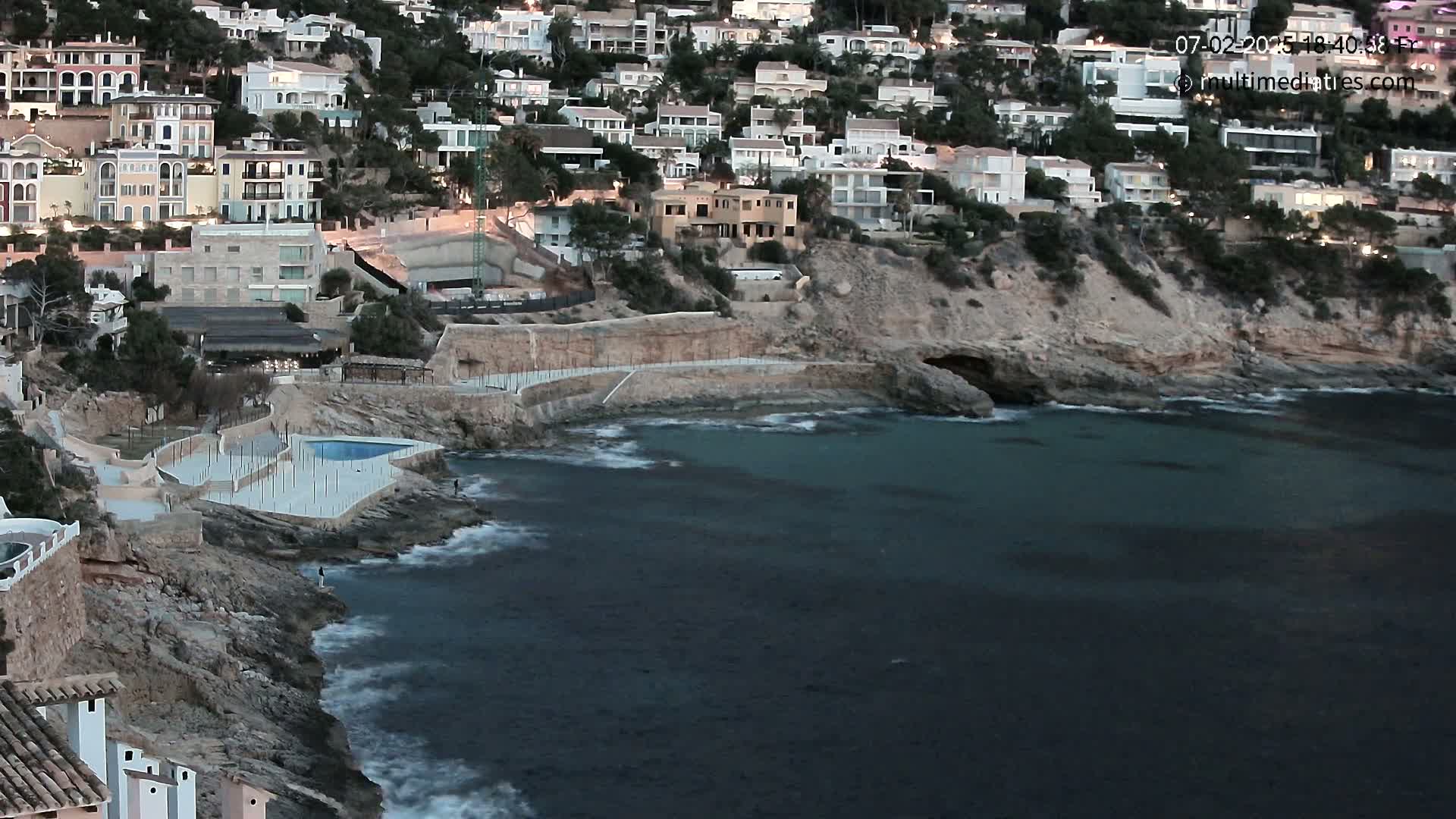 Mallorca, Port d' Andratx Cala Llamp (Cala Bay) Live Cam - Balearic Islands, Spain