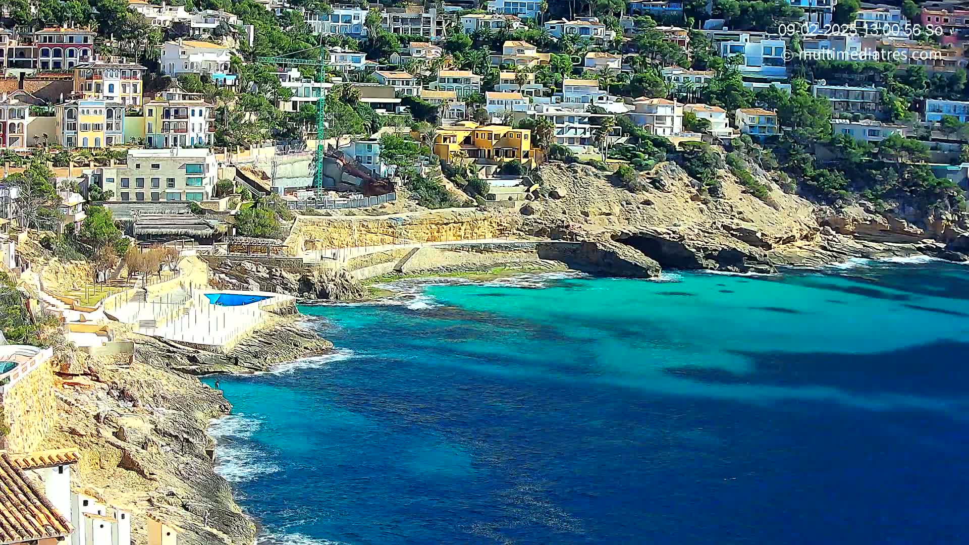 Mallorca, Port d' Andratx Cala Llamp (Cala Bay) Live Cam - Balearic Islands, Spain