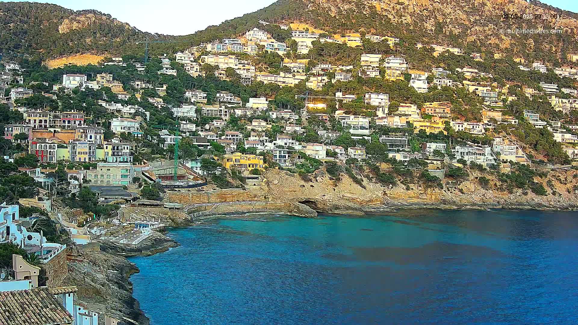 Mallorca, Port d' Andratx Cala Llamp (Cala Bay) Live Cam - Balearic Islands, Spain