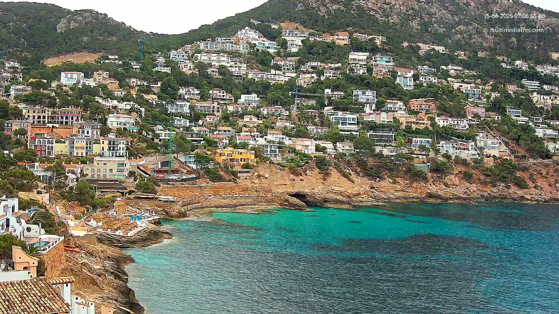 Mallorca, Port d' Andratx Cala Llamp (Cala Bay) Live Cam - Balearic Islands, Spain