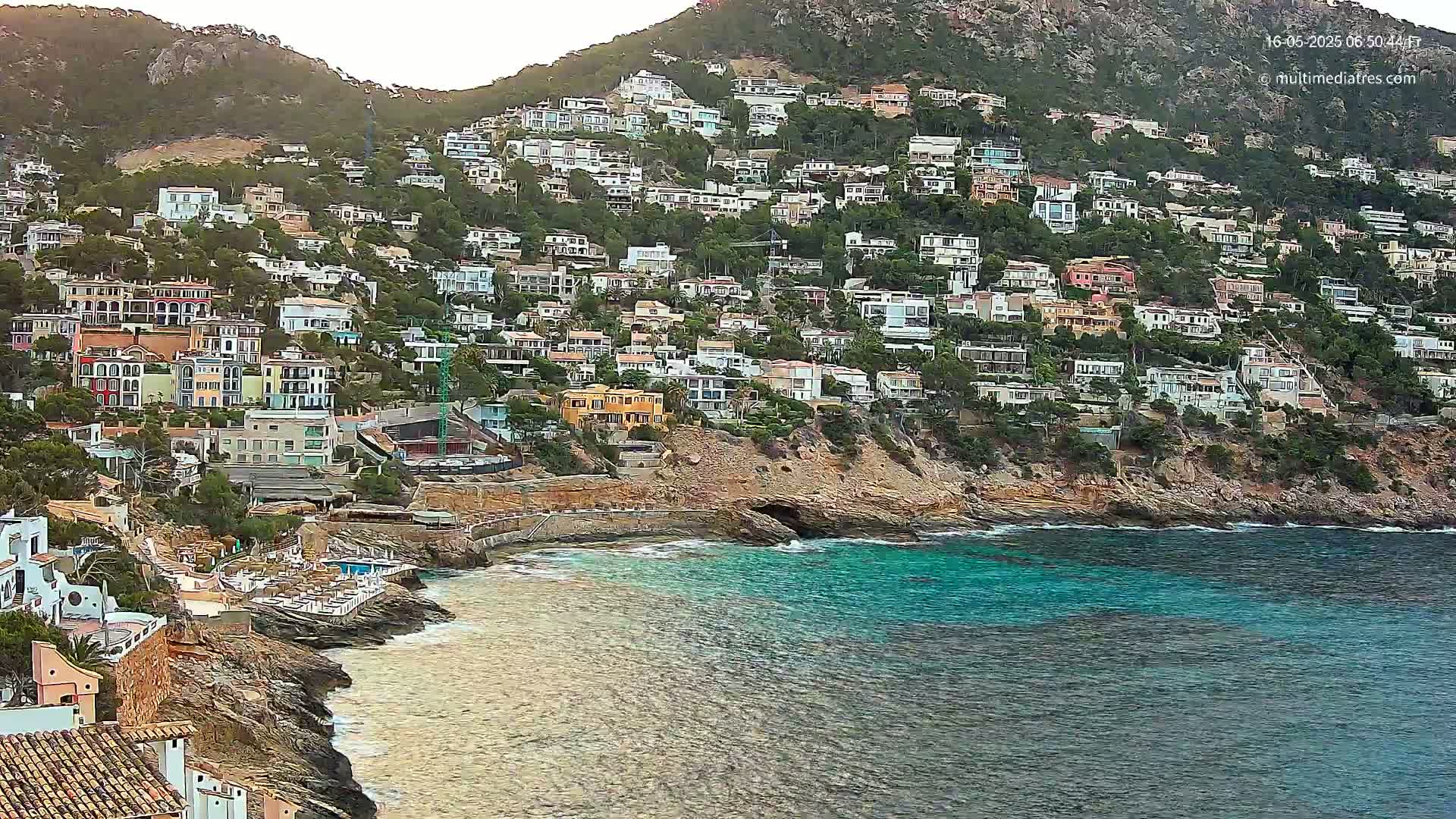 Mallorca, Port d' Andratx Cala Llamp (Cala Bay) Live Cam - Balearic Islands, Spain