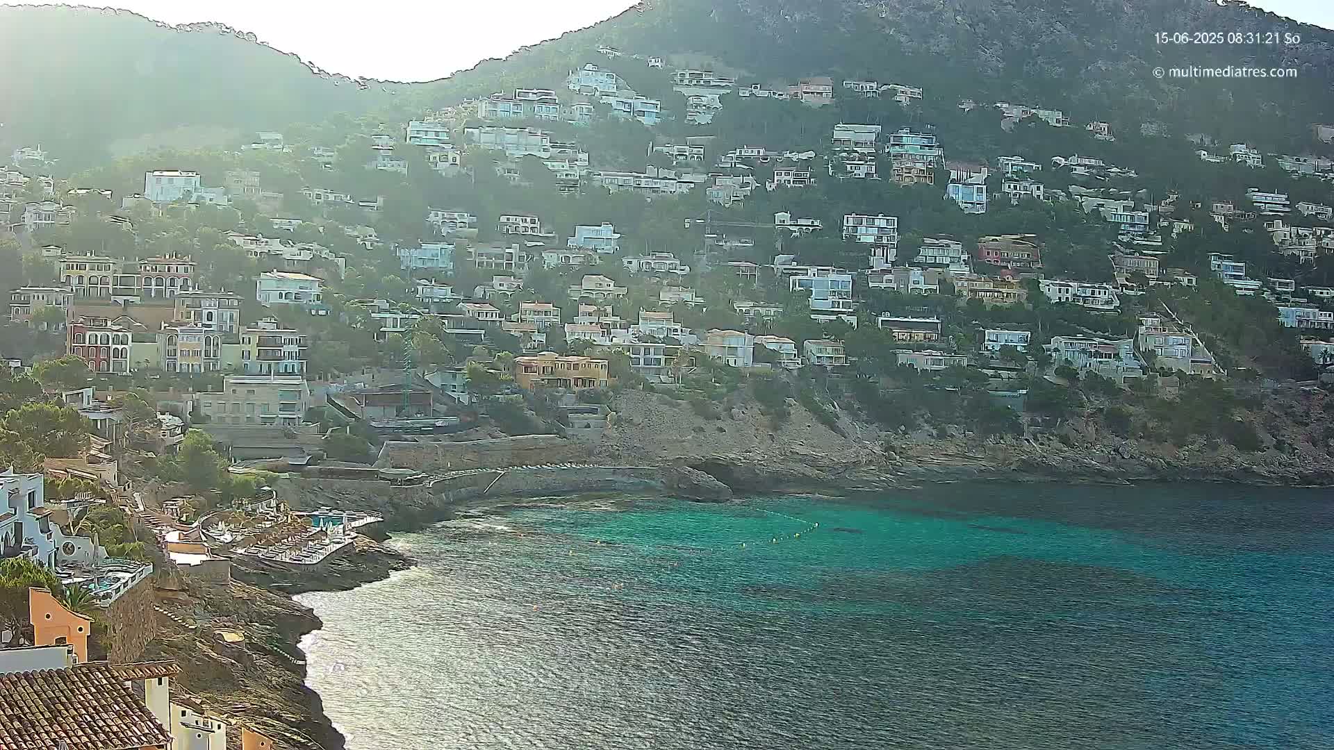 Mallorca, Port d' Andratx Cala Llamp (Cala Bay) Live Cam - Balearic Islands, Spain
