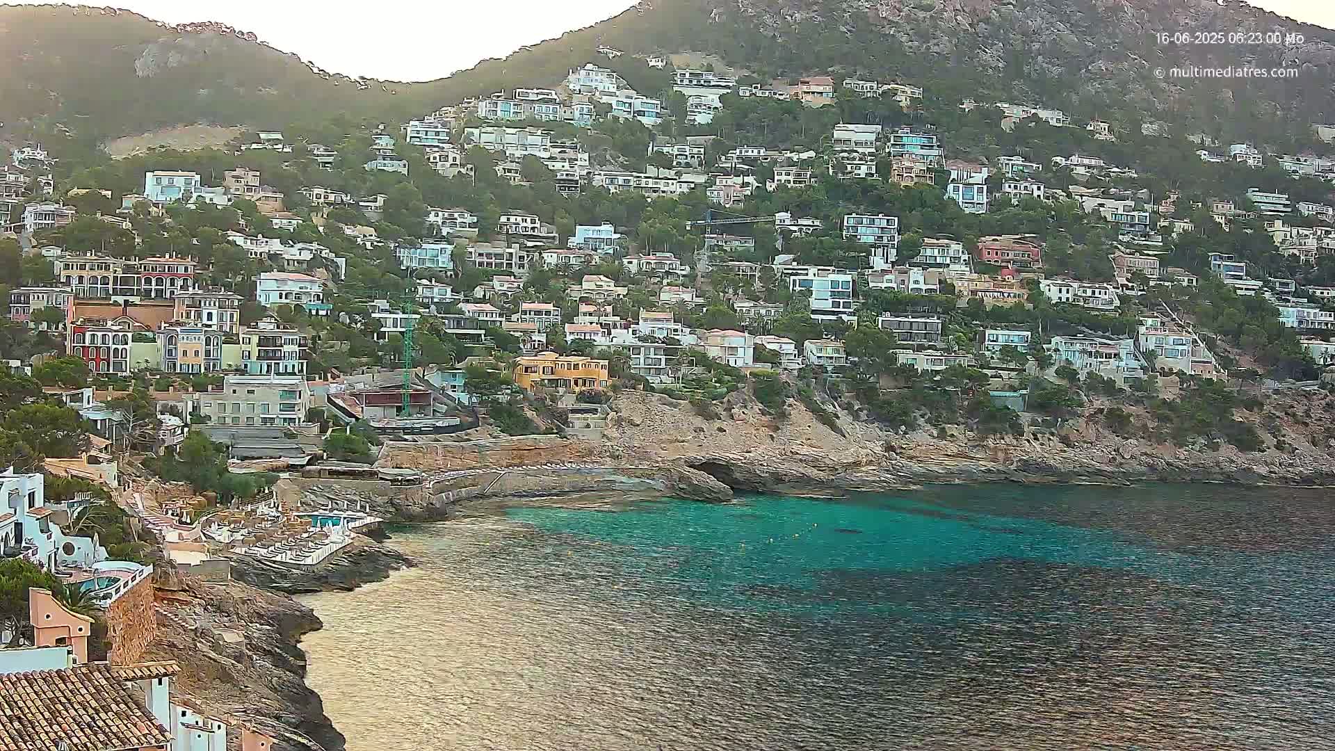 Mallorca, Port d' Andratx Cala Llamp (Cala Bay) Live Cam - Balearic Islands, Spain