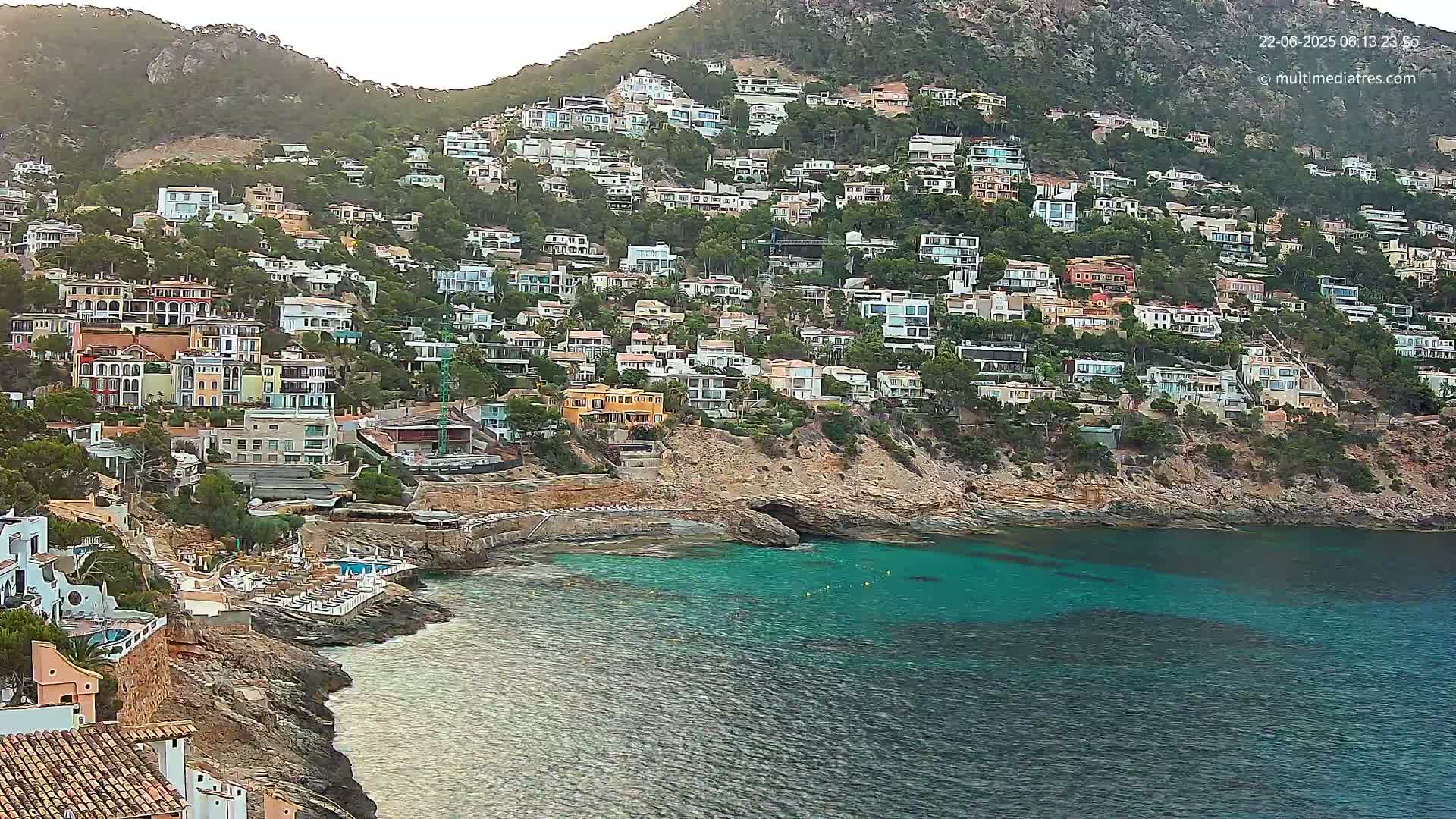 Mallorca, Port d' Andratx Cala Llamp (Cala Bay) Live Cam - Balearic Islands, Spain