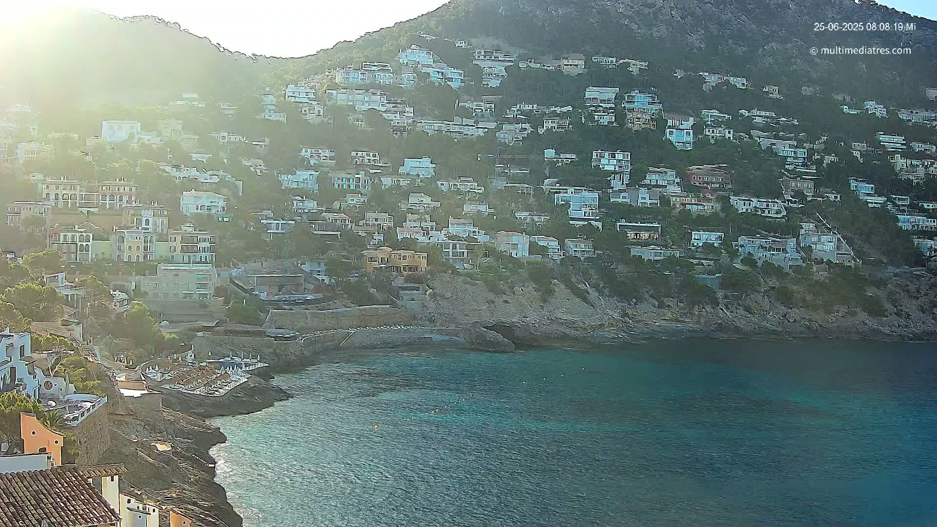 Mallorca, Port d' Andratx Cala Llamp (Cala Bay) Live Cam - Balearic Islands, Spain