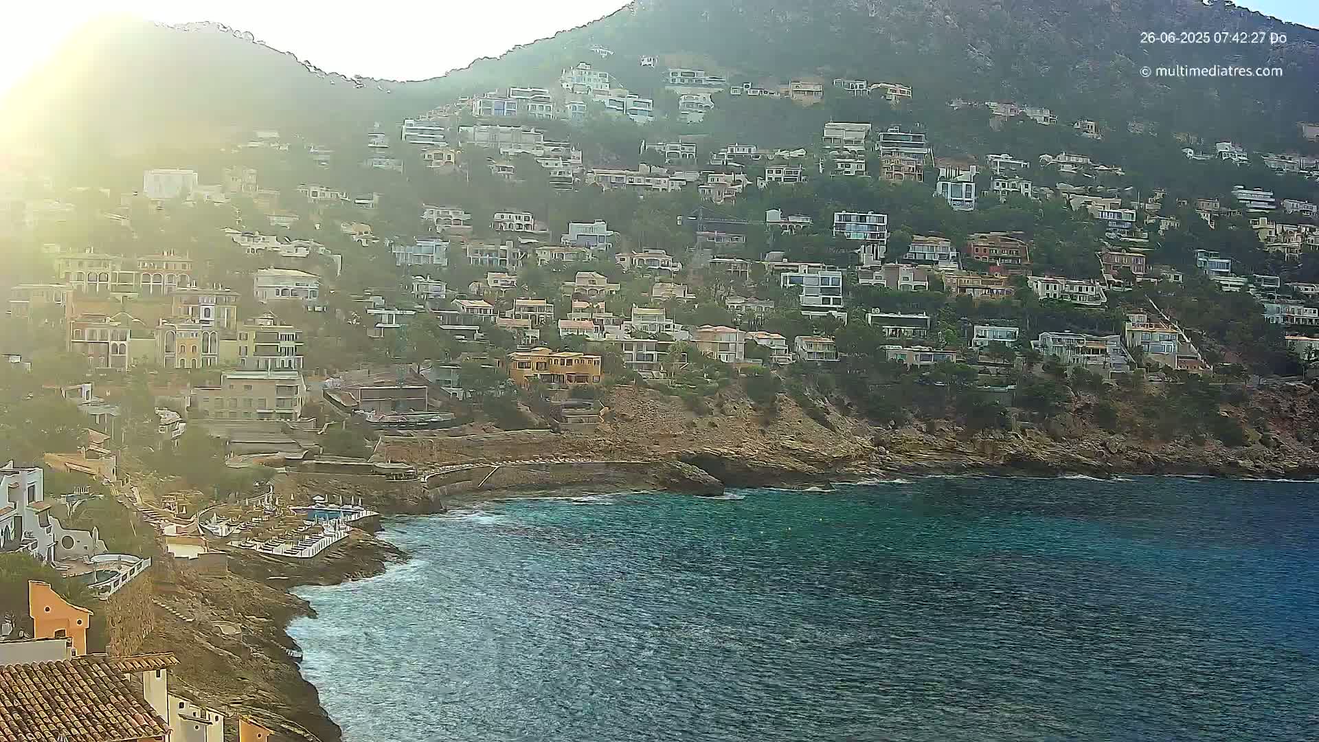 Mallorca, Port d' Andratx Cala Llamp (Cala Bay) Live Cam - Balearic Islands, Spain