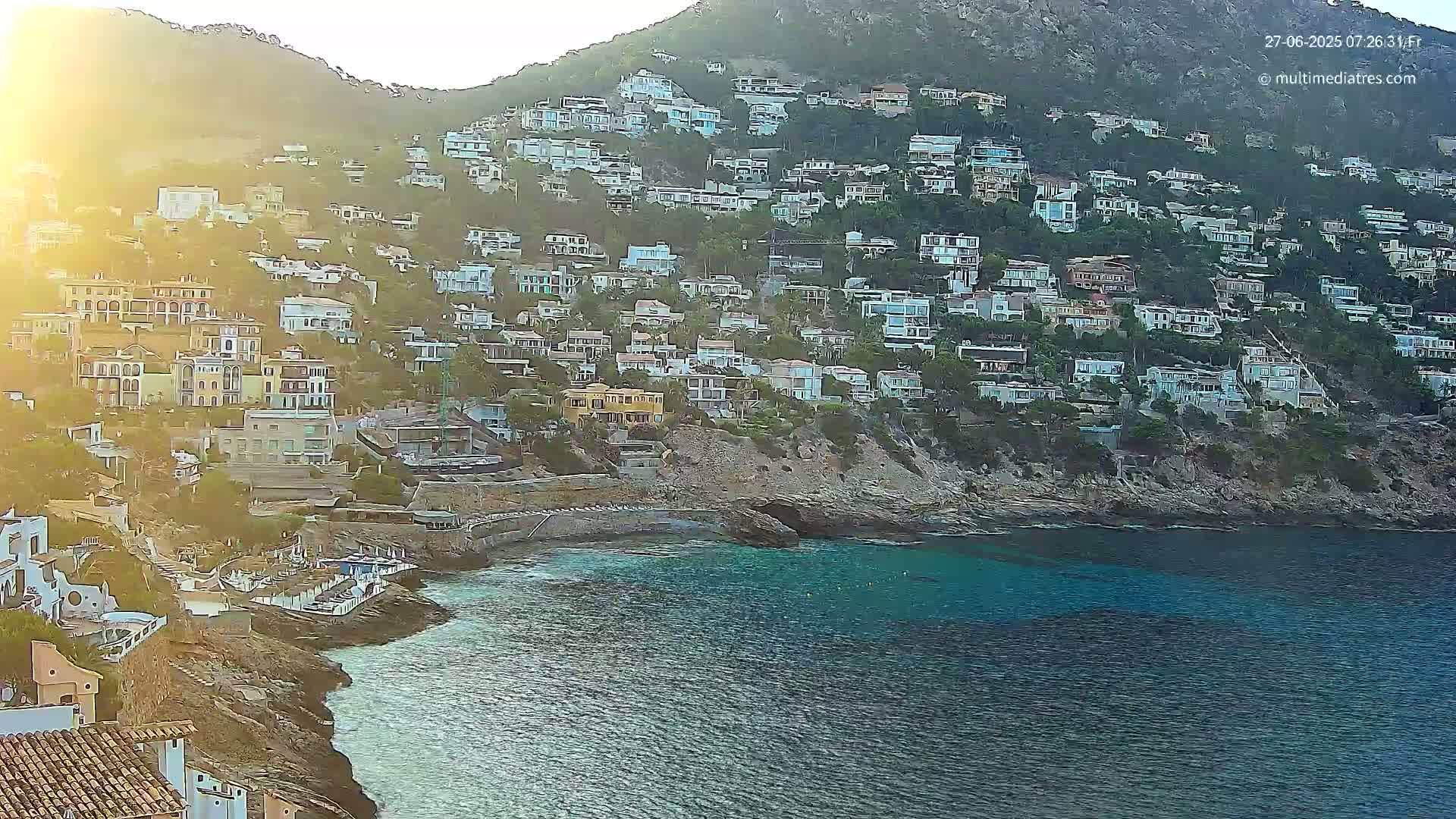 Mallorca, Port d' Andratx Cala Llamp (Cala Bay) Live Cam - Balearic Islands, Spain