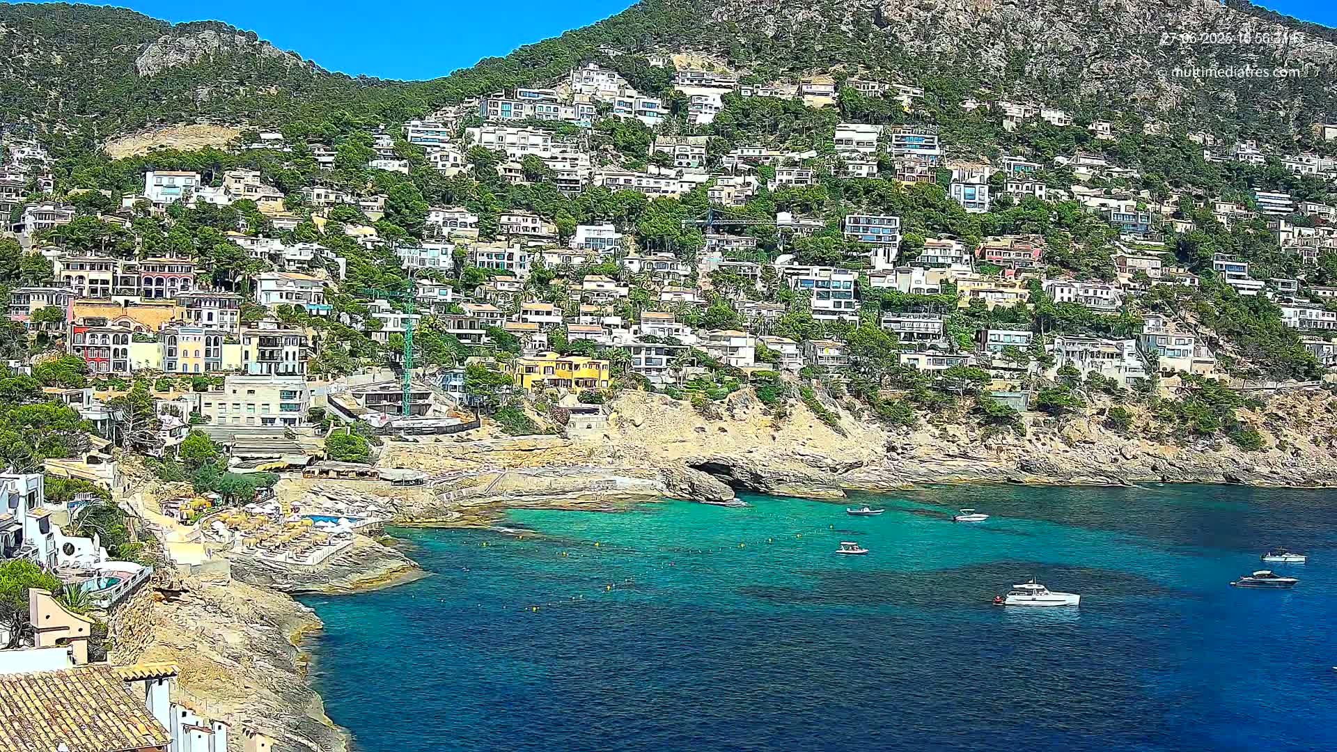 Mallorca, Port d' Andratx Cala Llamp (Cala Bay) Live Cam - Balearic Islands, Spain