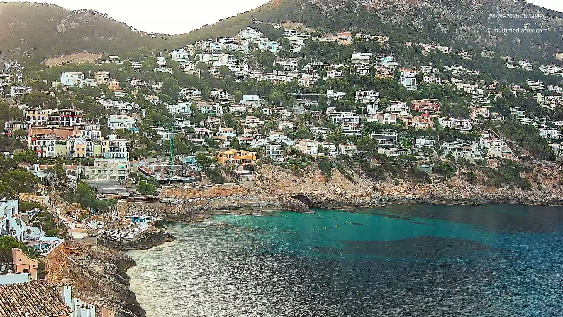 Mallorca, Port d' Andratx Cala Llamp (Cala Bay) Live Cam - Balearic Islands, Spain