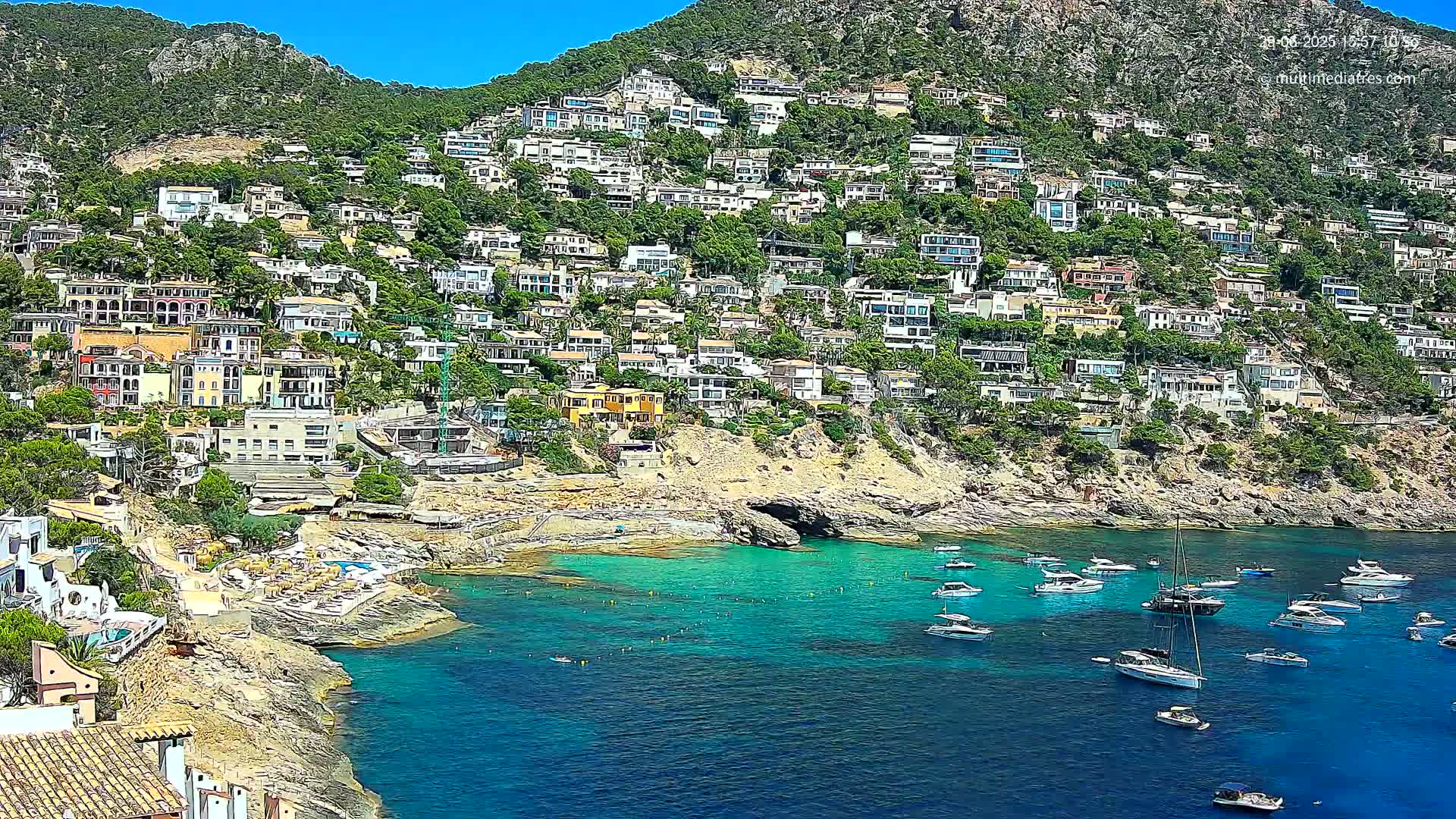 Mallorca, Port d' Andratx Cala Llamp (Cala Bay) Live Cam - Balearic Islands, Spain