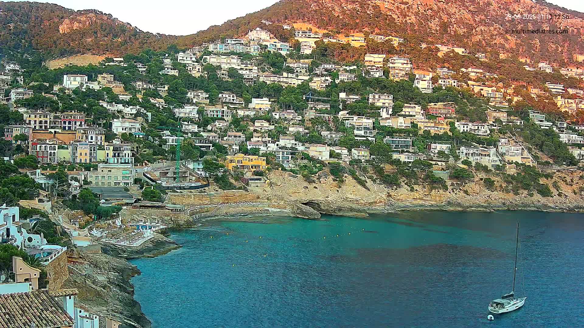 Mallorca, Port d' Andratx Cala Llamp (Cala Bay) Live Cam - Balearic Islands, Spain