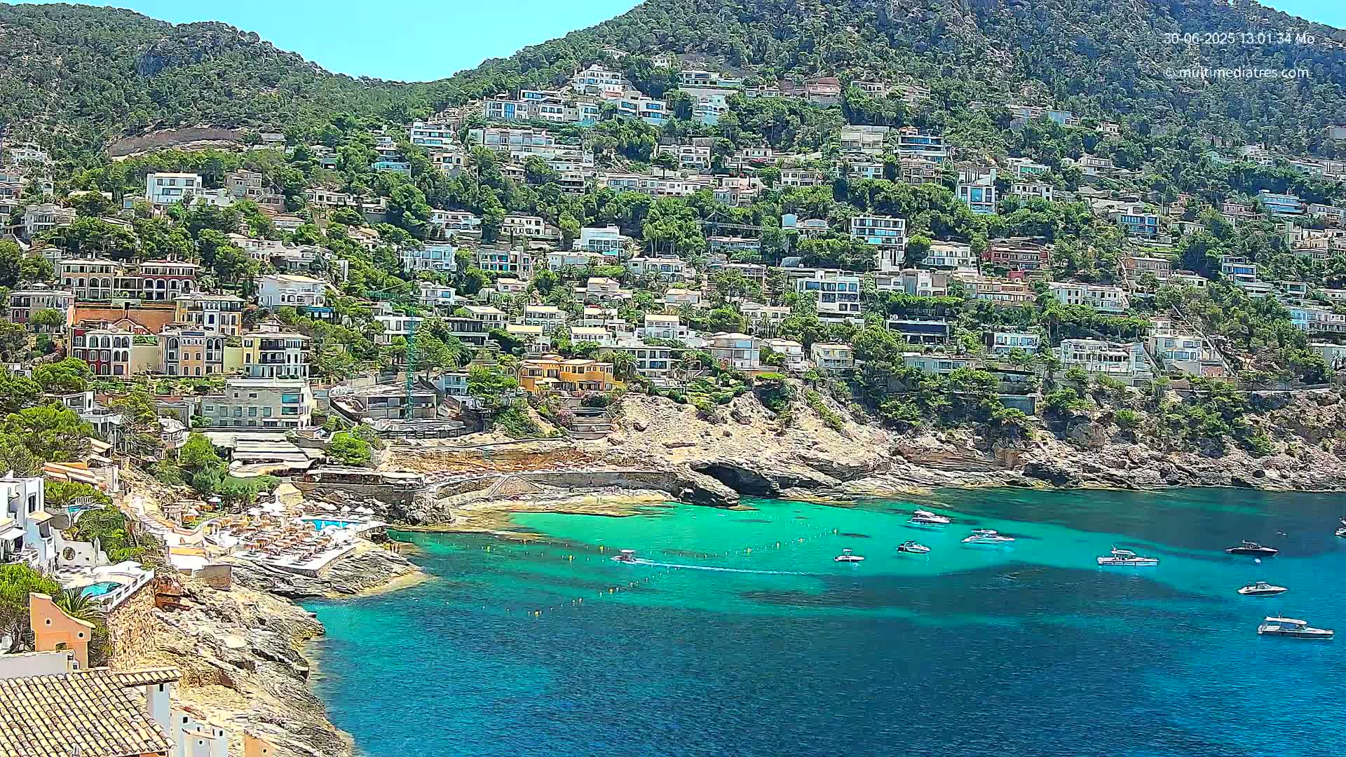 Mallorca, Port d' Andratx Cala Llamp (Cala Bay) Live Cam - Balearic Islands, Spain