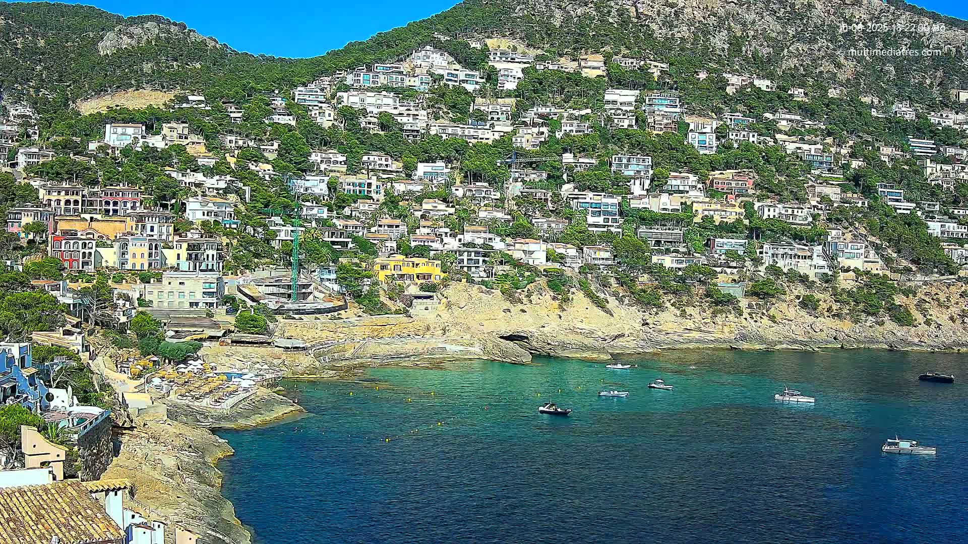 Mallorca, Port d' Andratx Cala Llamp (Cala Bay) Live Cam - Balearic Islands, Spain