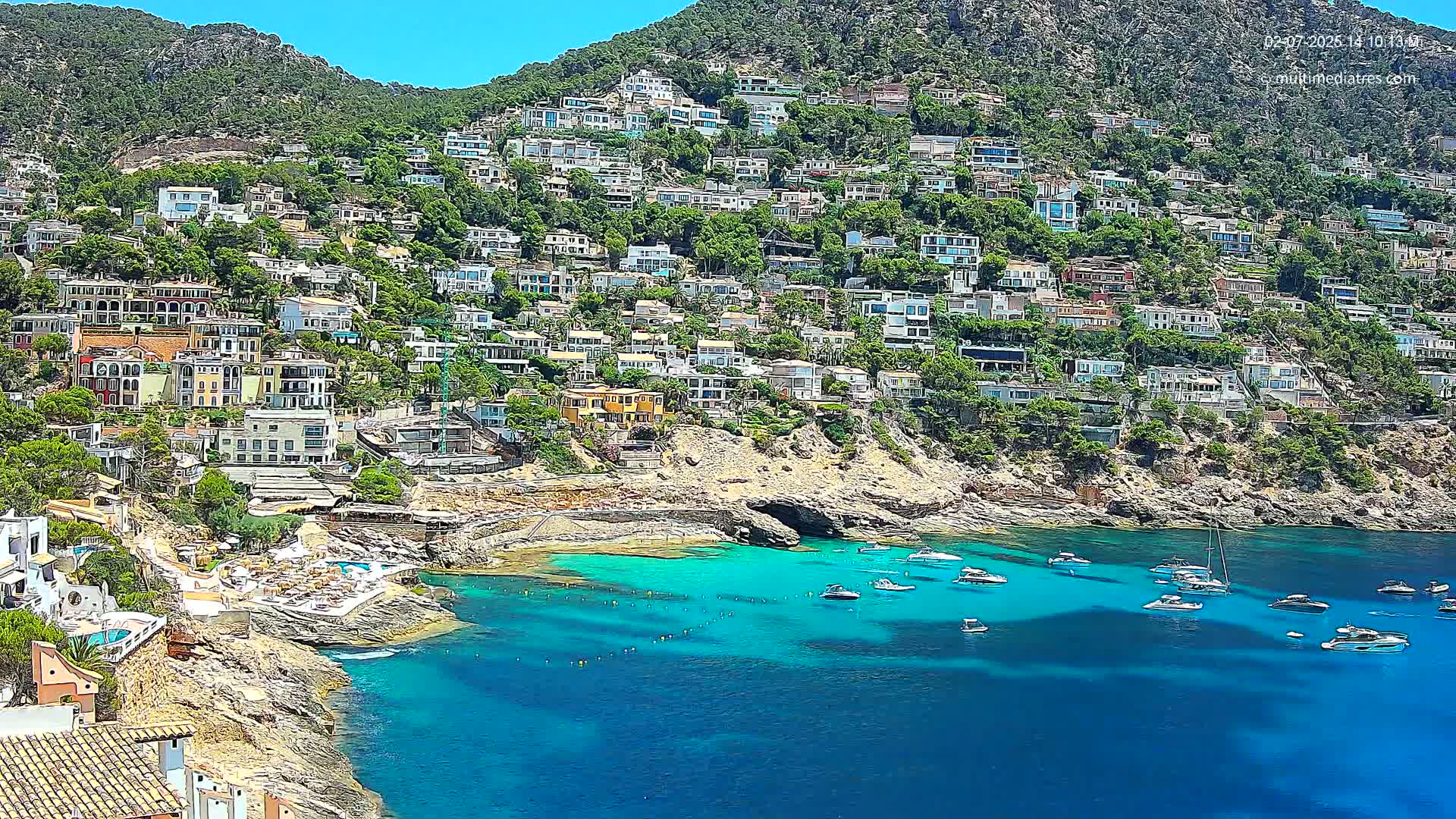 Mallorca, Port d' Andratx Cala Llamp (Cala Bay) Live Cam - Balearic Islands, Spain