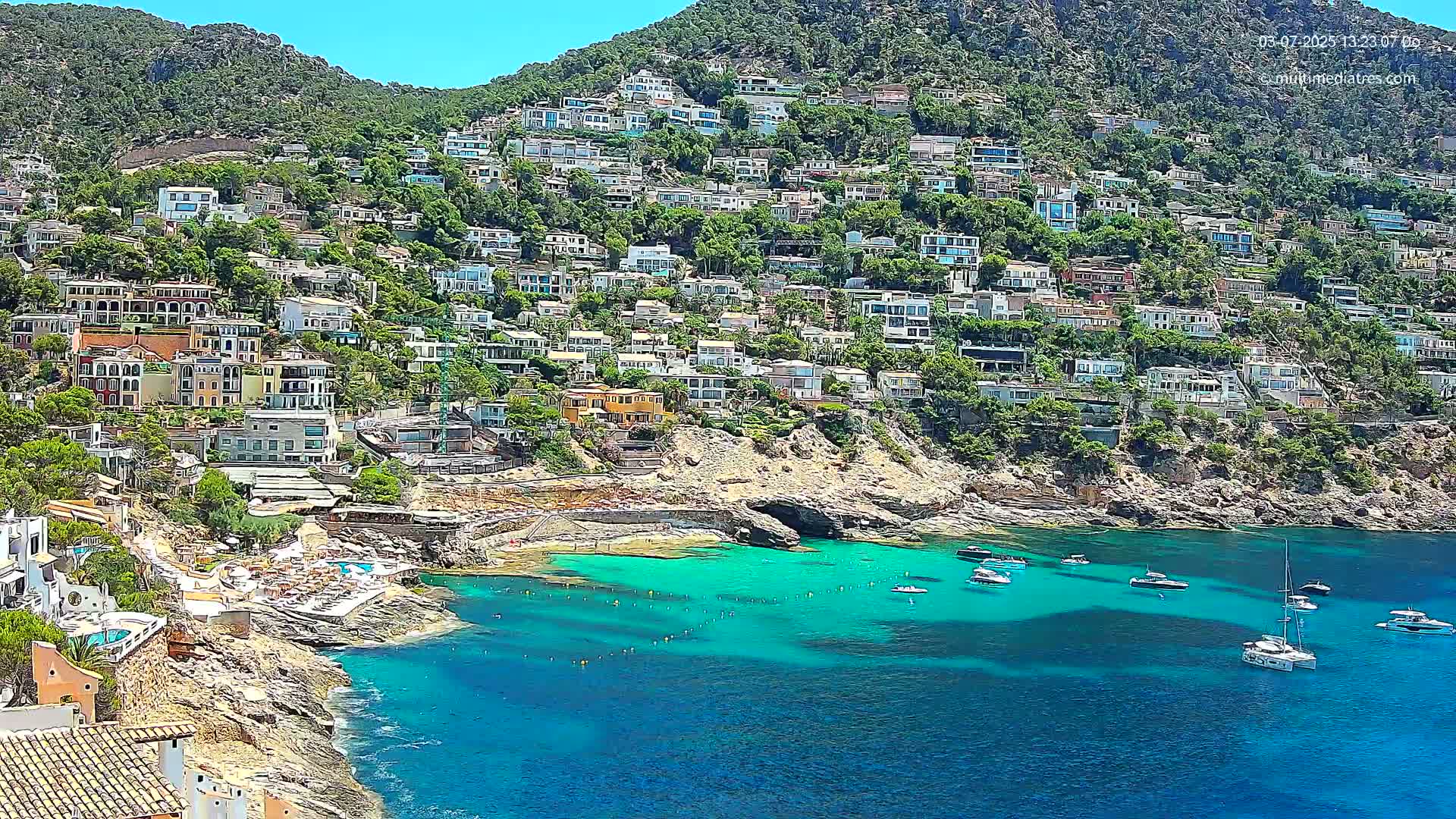 Mallorca, Port d' Andratx Cala Llamp (Cala Bay) Live Cam - Balearic Islands, Spain