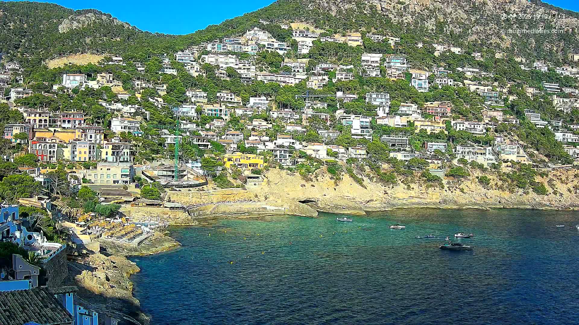 Mallorca, Port d' Andratx Cala Llamp (Cala Bay) Live Cam - Balearic Islands, Spain