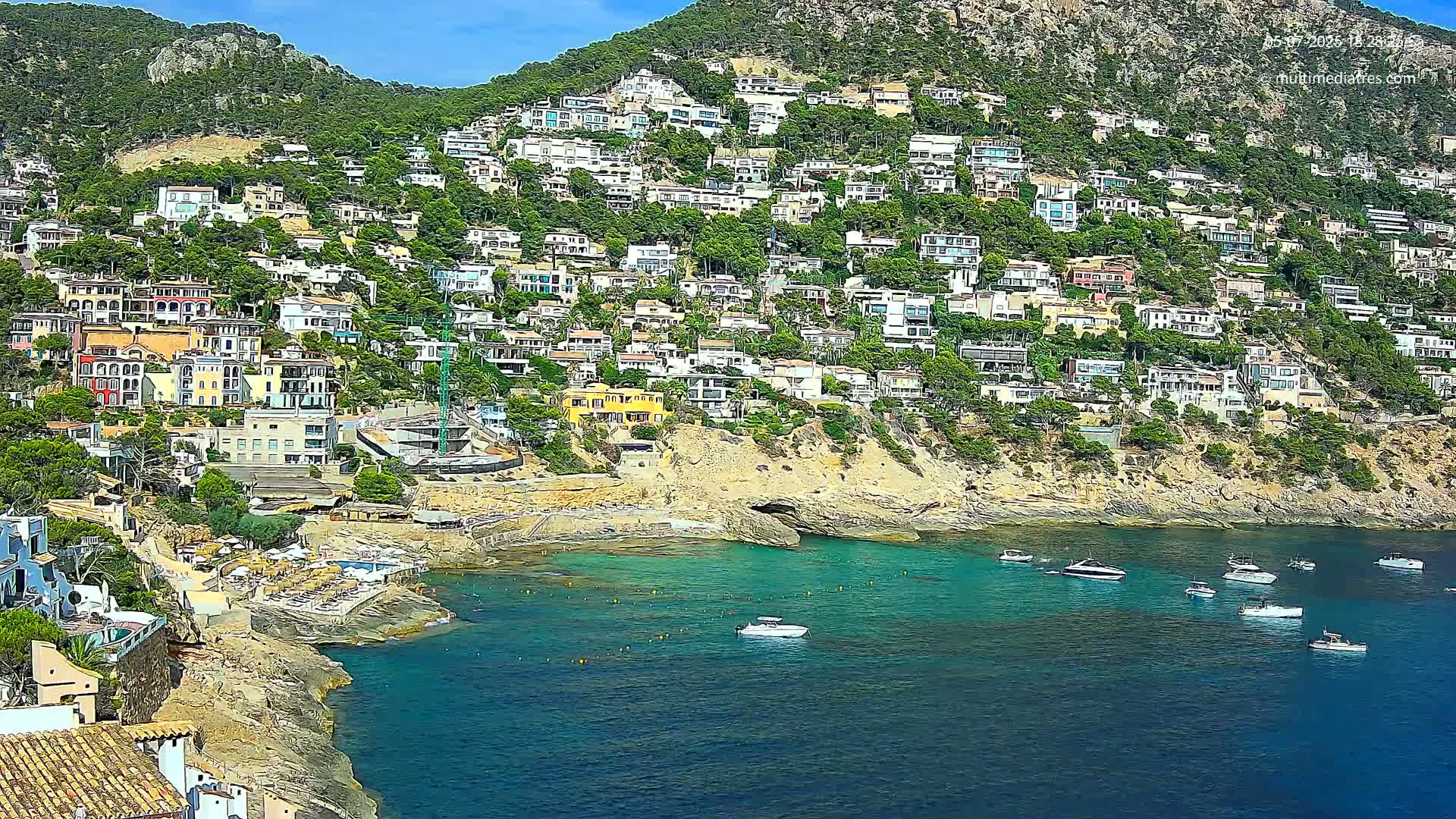 Mallorca, Port d' Andratx Cala Llamp (Cala Bay) Live Cam - Balearic Islands, Spain