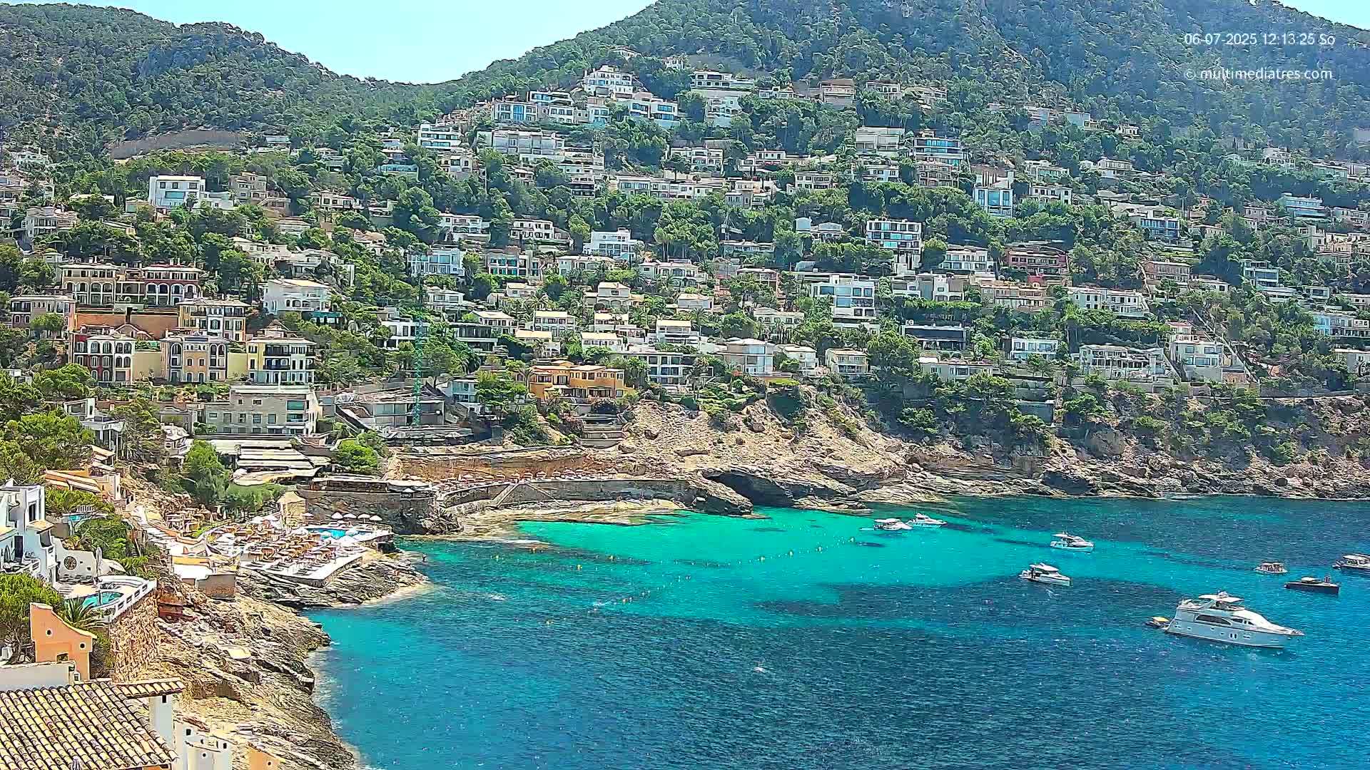 Mallorca, Port d' Andratx Cala Llamp (Cala Bay) Live Cam - Balearic Islands, Spain