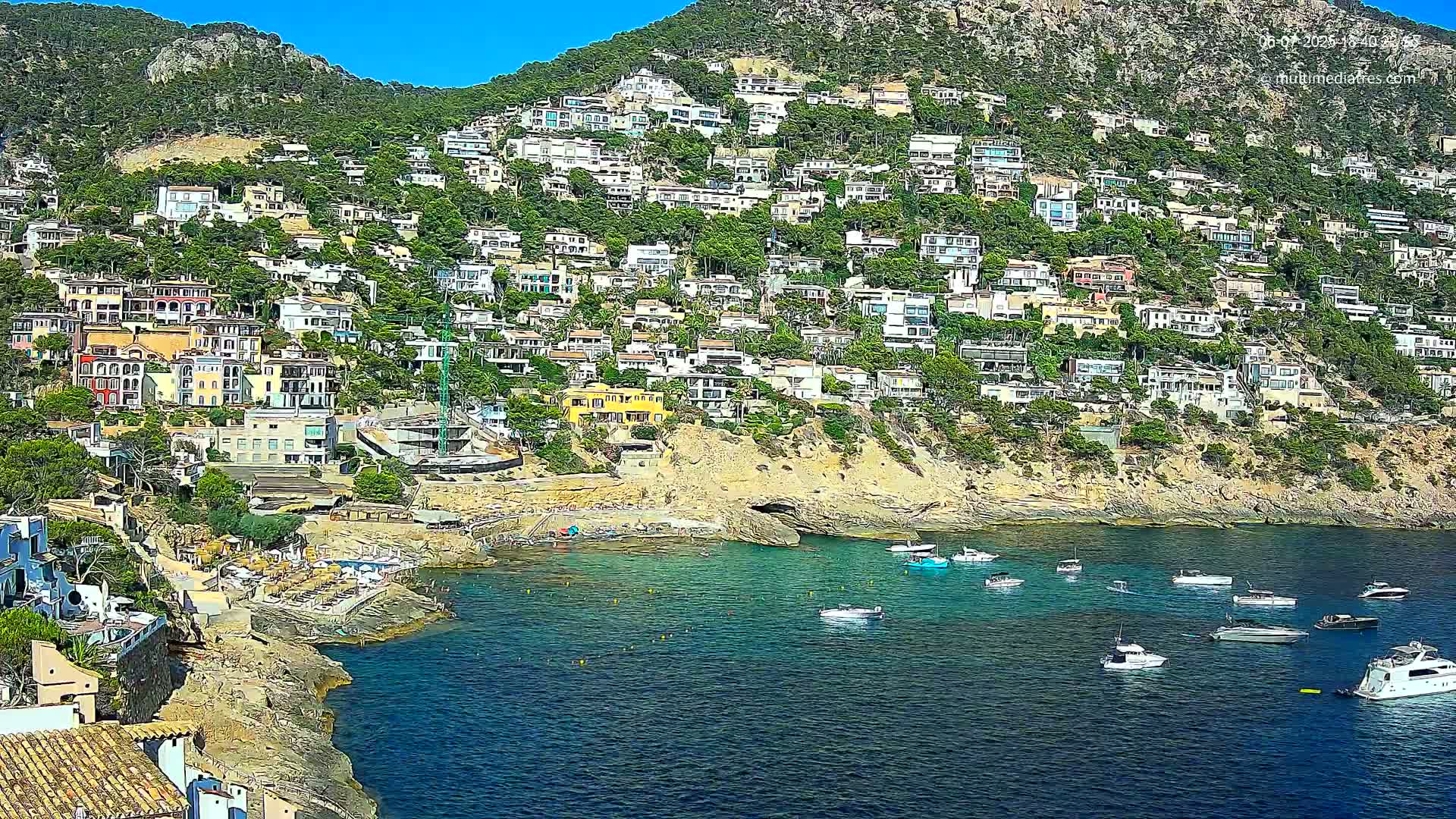 Mallorca, Port d' Andratx Cala Llamp (Cala Bay) Live Cam - Balearic Islands, Spain