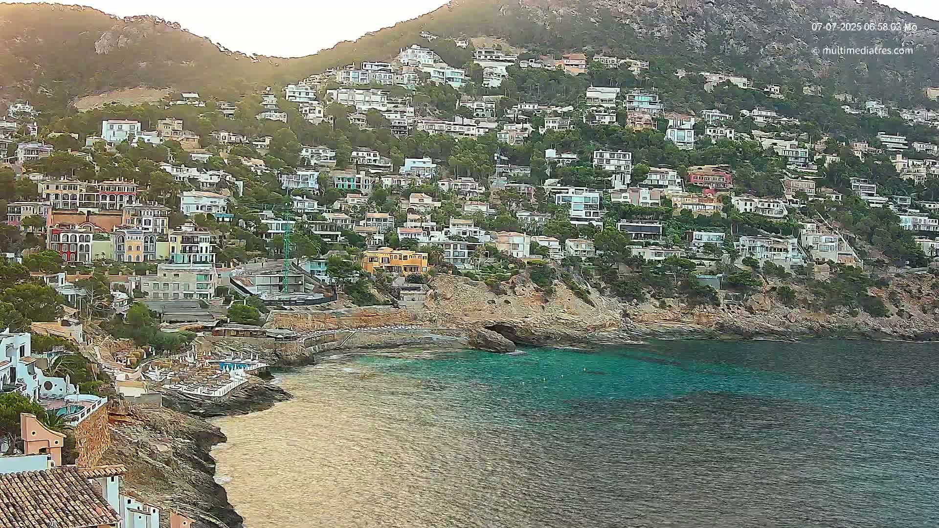 Mallorca, Port d' Andratx Cala Llamp (Cala Bay) Live Cam - Balearic Islands, Spain