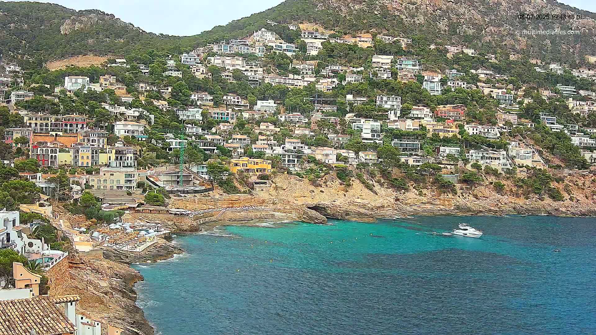 Mallorca, Port d' Andratx Cala Llamp (Cala Bay) Live Cam - Balearic Islands, Spain