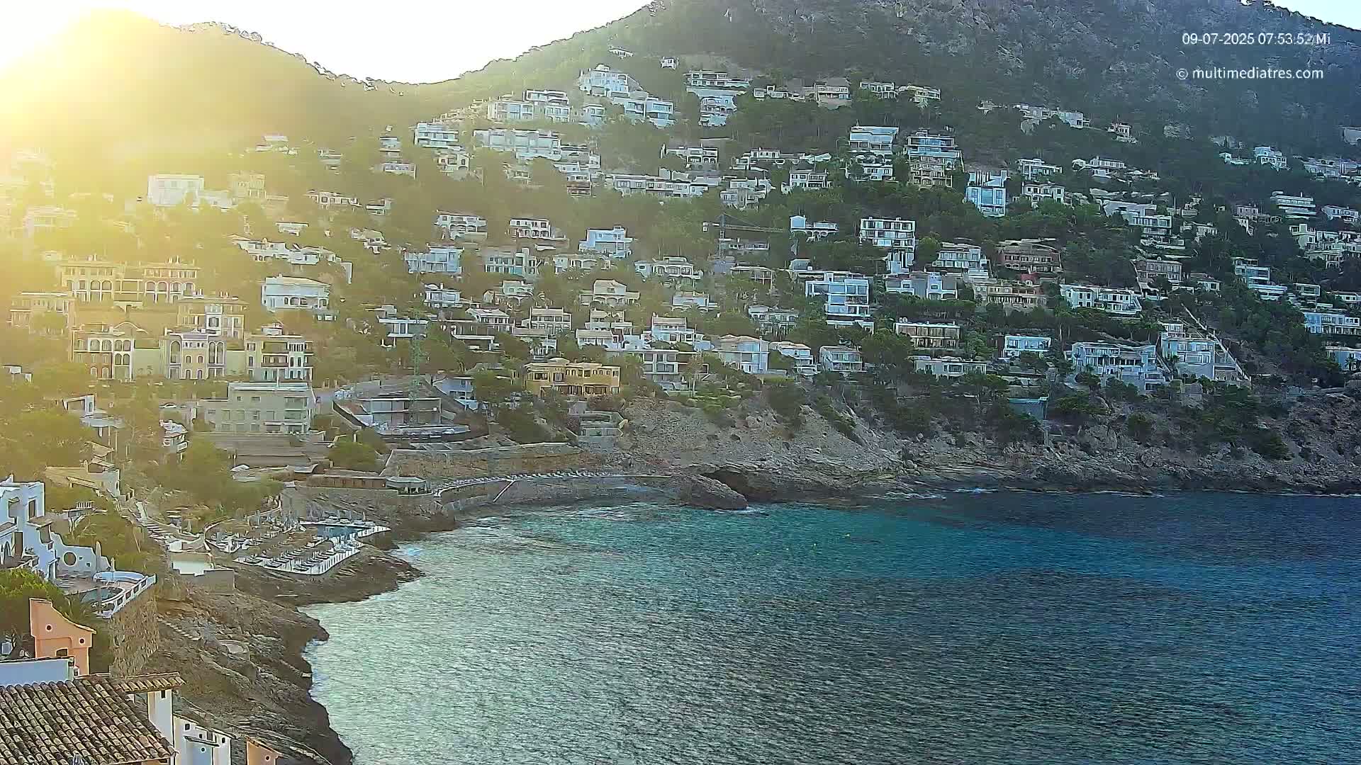 Mallorca, Port d' Andratx Cala Llamp (Cala Bay) Live Cam - Balearic Islands, Spain