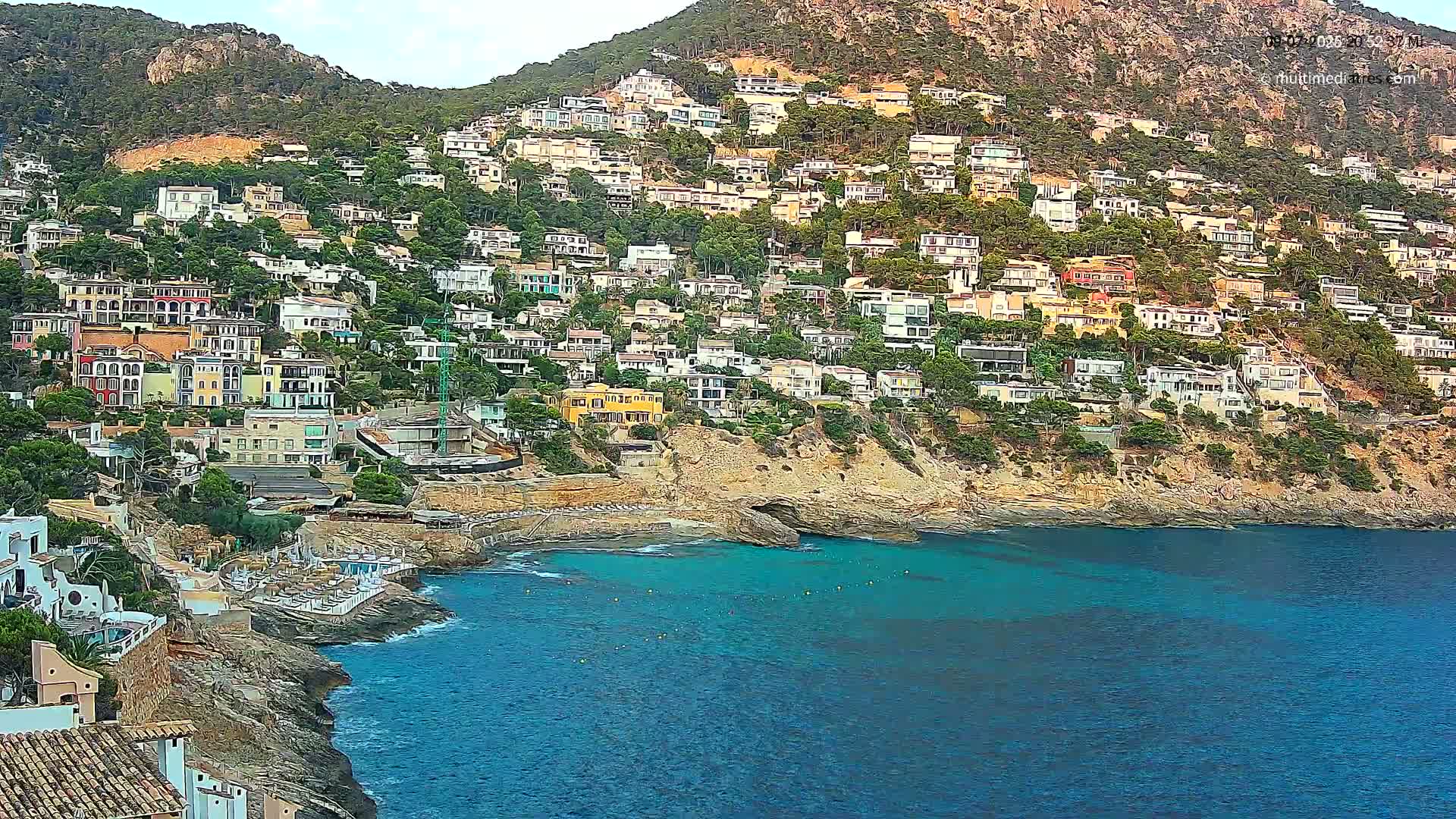 Mallorca, Port d' Andratx Cala Llamp (Cala Bay) Live Cam - Balearic Islands, Spain