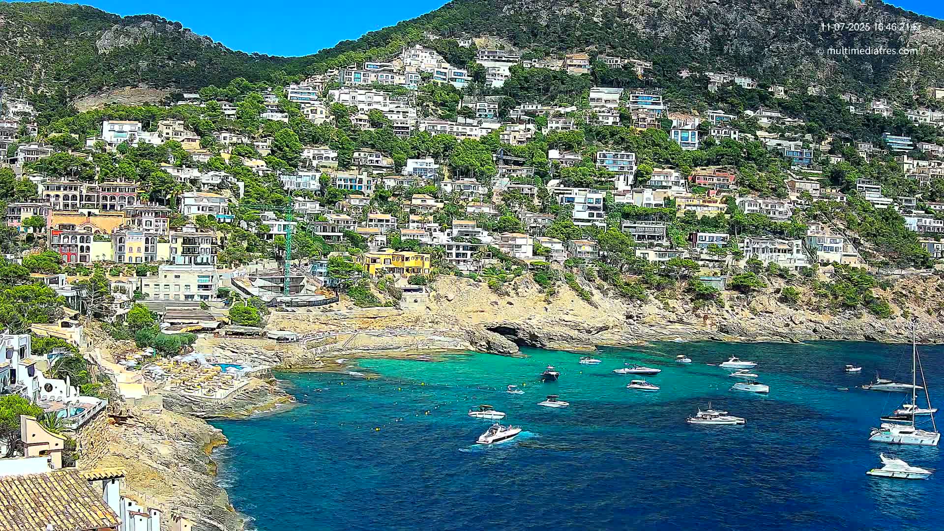 Mallorca, Port d' Andratx Cala Llamp (Cala Bay) Live Cam - Balearic Islands, Spain