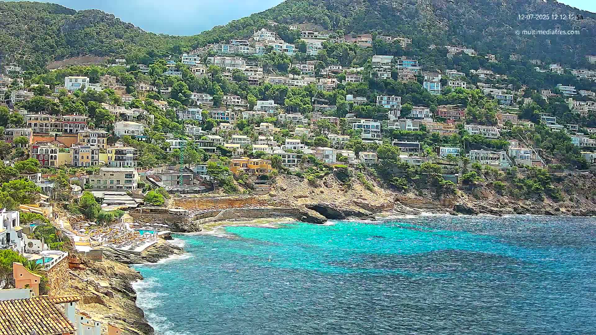 Mallorca, Port d' Andratx Cala Llamp (Cala Bay) Live Cam - Balearic Islands, Spain