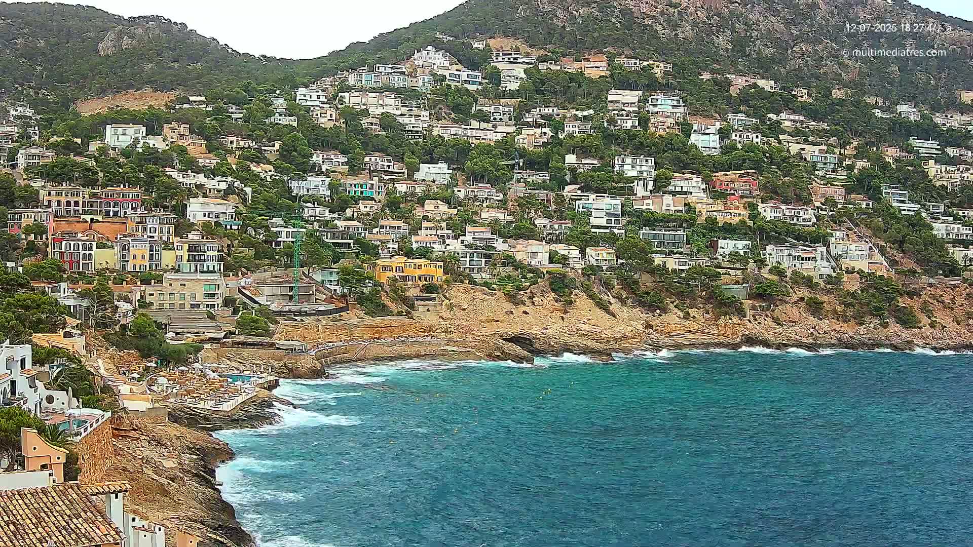 Mallorca, Port d' Andratx Cala Llamp (Cala Bay) Live Cam - Balearic Islands, Spain