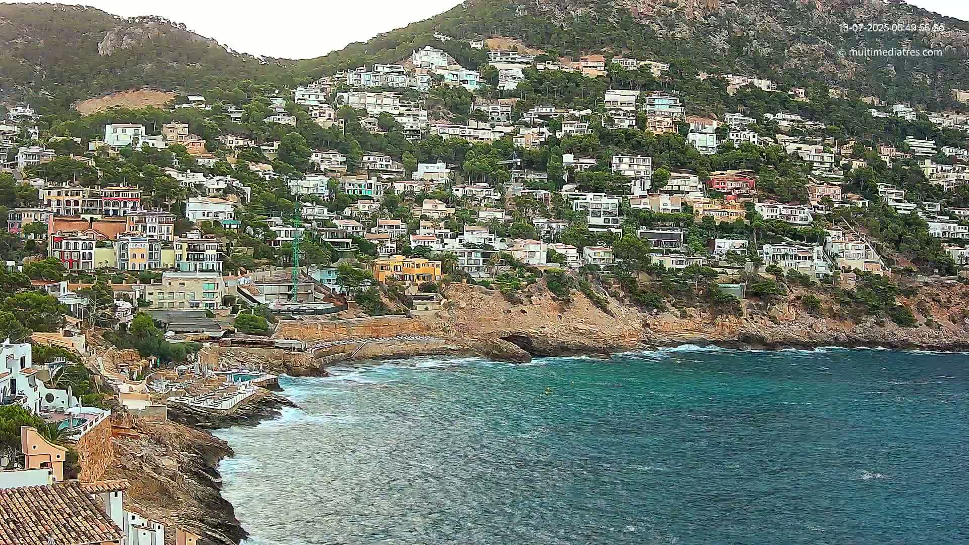 Mallorca, Port d' Andratx Cala Llamp (Cala Bay) Live Cam - Balearic Islands, Spain