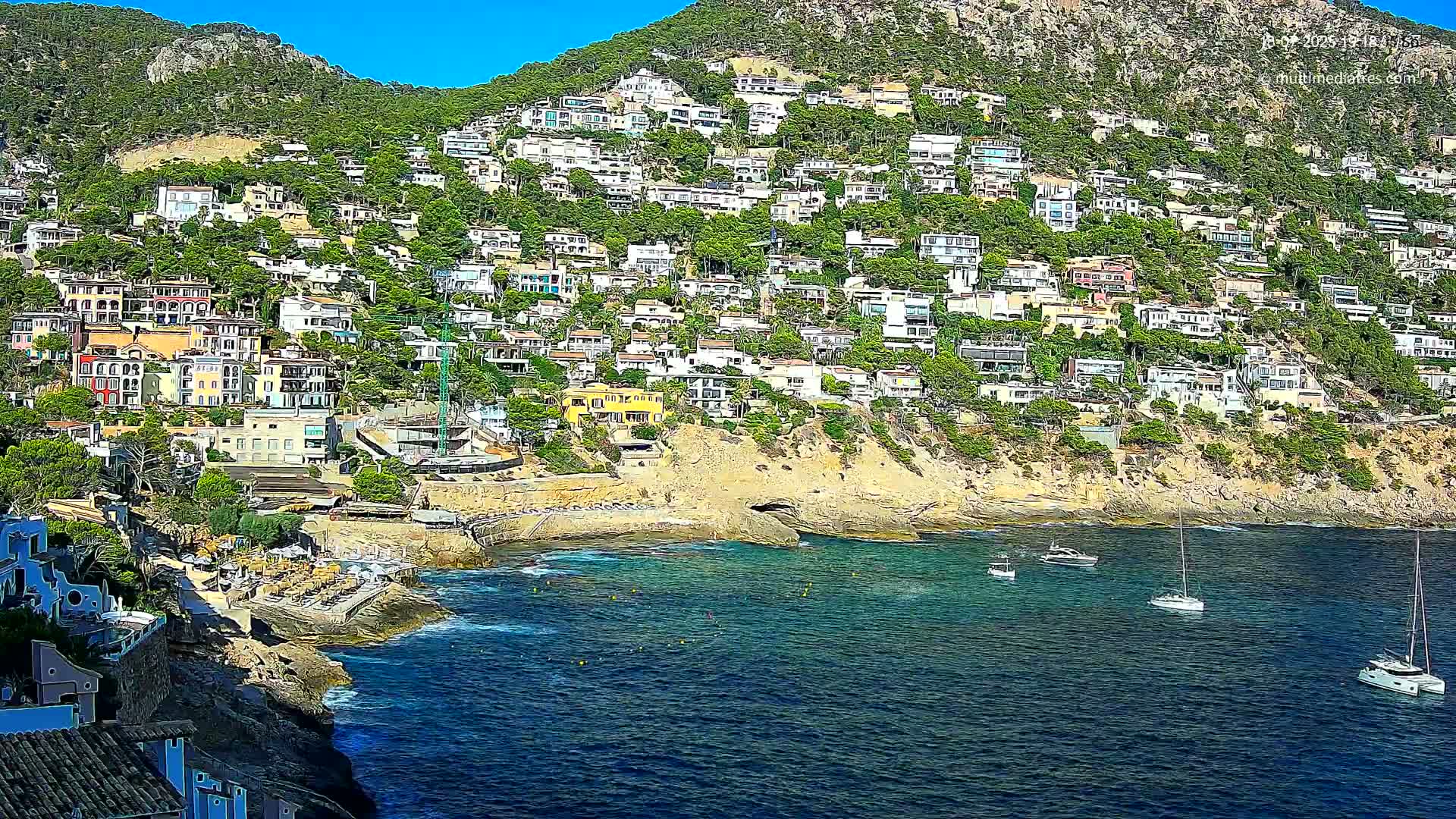 Mallorca, Port d' Andratx Cala Llamp (Cala Bay) Live Cam - Balearic Islands, Spain