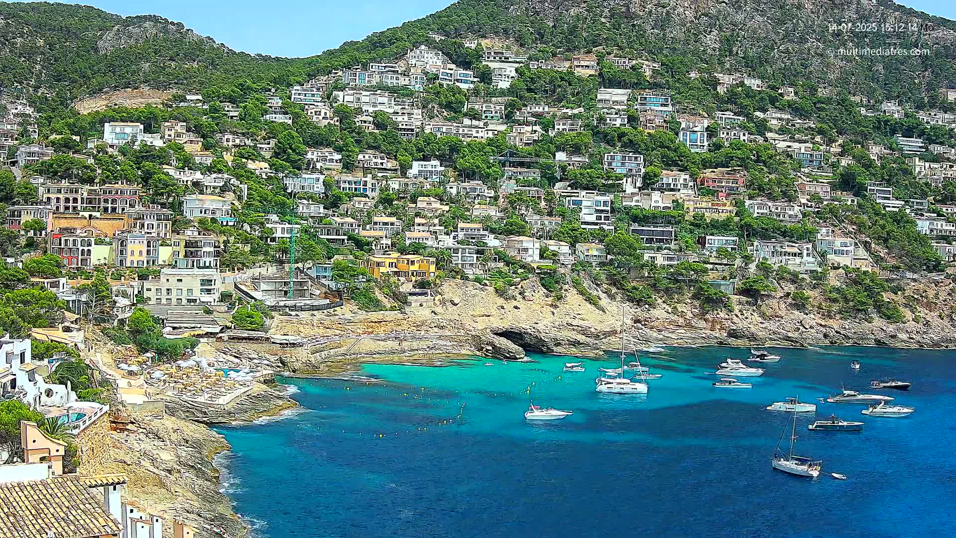 Mallorca, Port d' Andratx Cala Llamp (Cala Bay) Live Cam - Balearic Islands, Spain