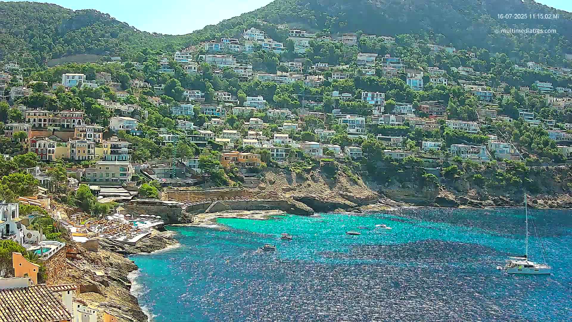 Mallorca, Port d' Andratx Cala Llamp (Cala Bay) Live Cam - Balearic Islands, Spain