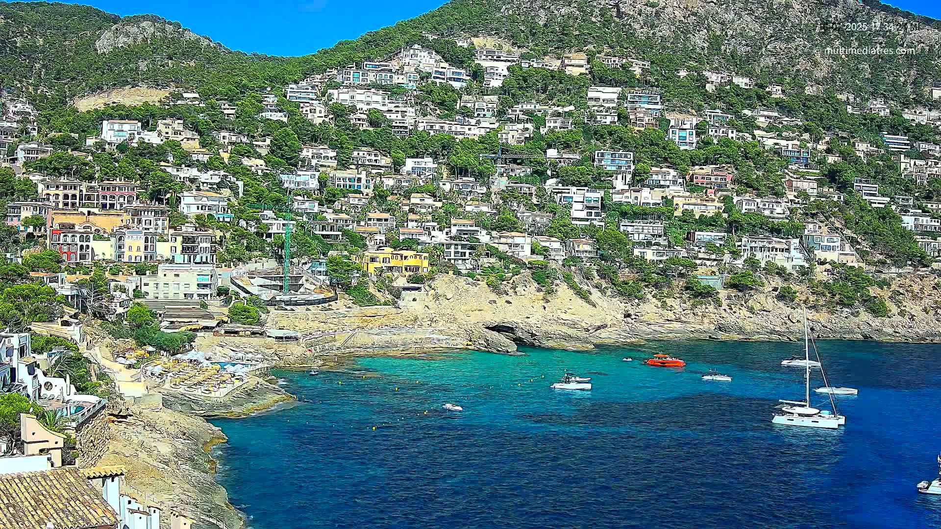 Mallorca, Port d' Andratx Cala Llamp (Cala Bay) Live Cam - Balearic Islands, Spain