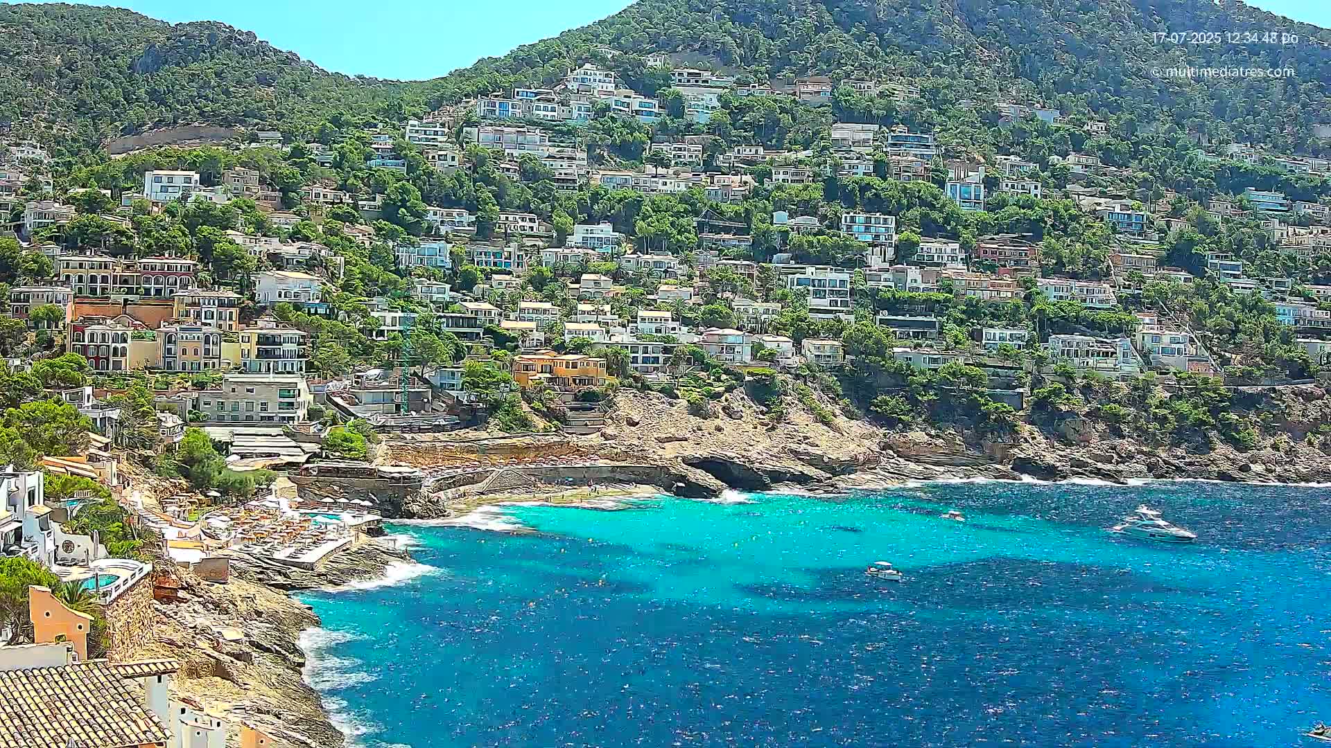 Mallorca, Port d' Andratx Cala Llamp (Cala Bay) Live Cam - Balearic Islands, Spain