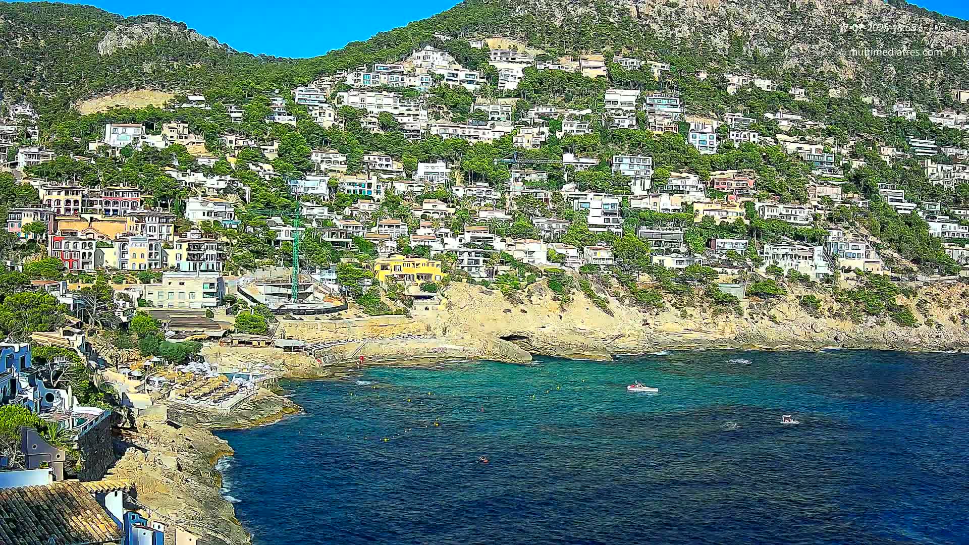 Mallorca, Port d' Andratx Cala Llamp (Cala Bay) Live Cam - Balearic Islands, Spain