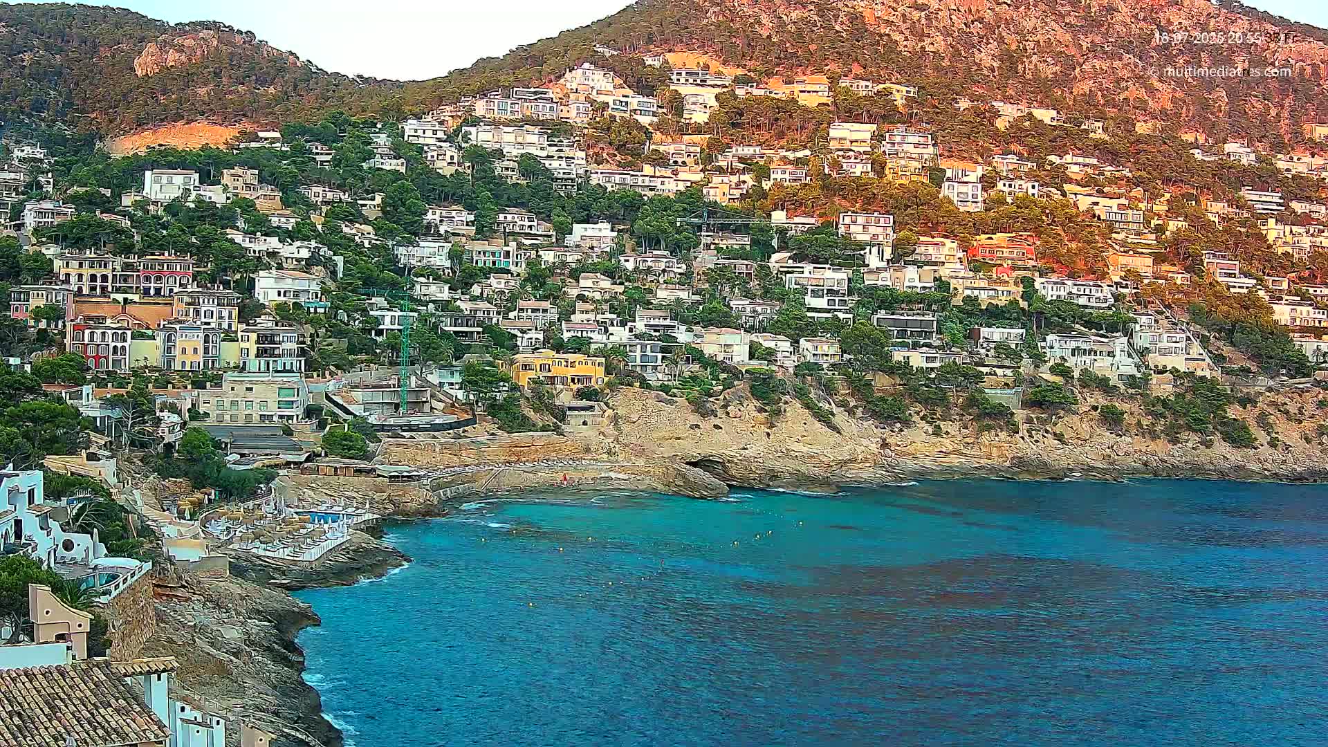 Mallorca, Port d' Andratx Cala Llamp (Cala Bay) Live Cam - Balearic Islands, Spain