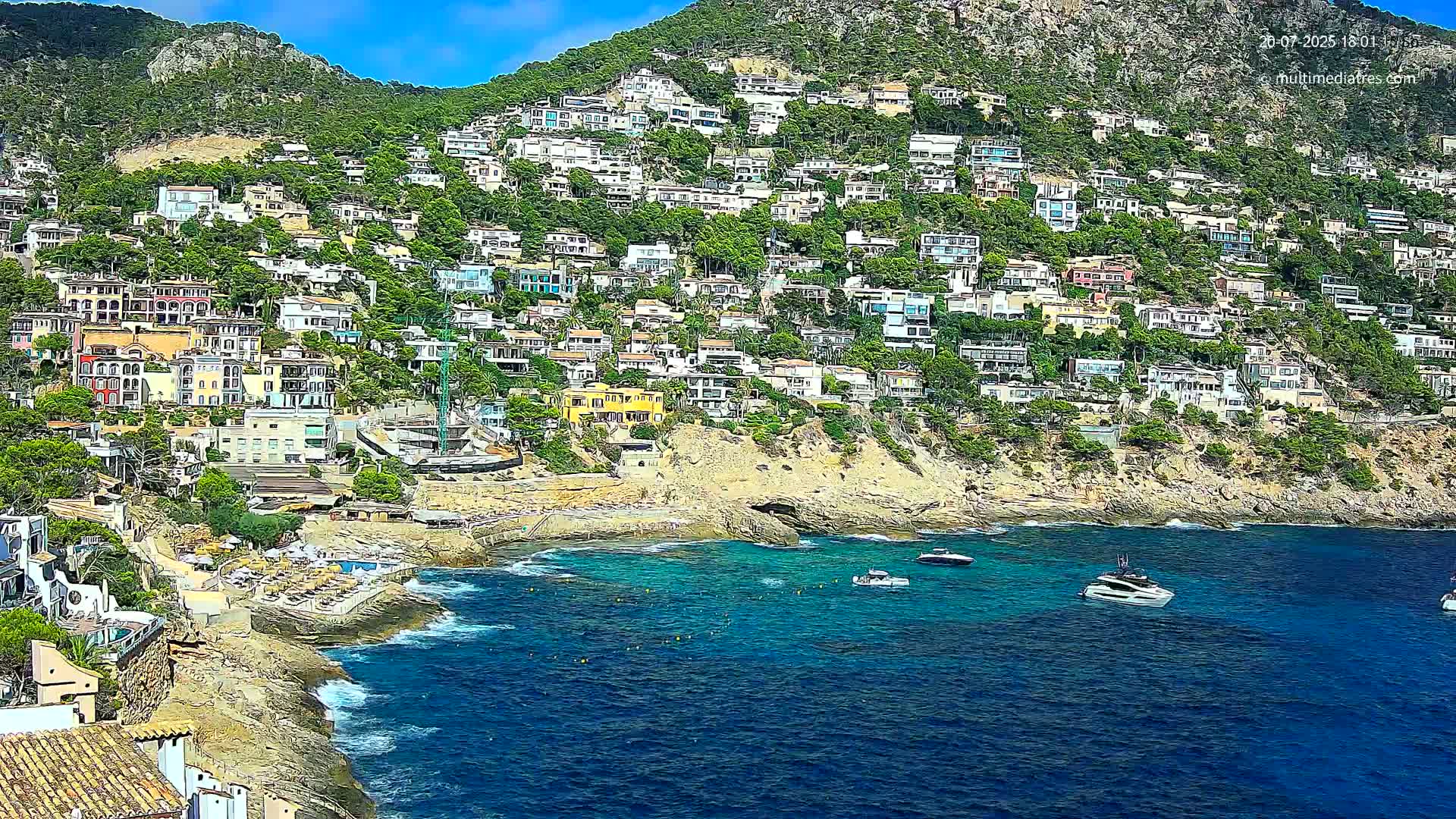 Mallorca, Port d' Andratx Cala Llamp (Cala Bay) Live Cam - Balearic Islands, Spain