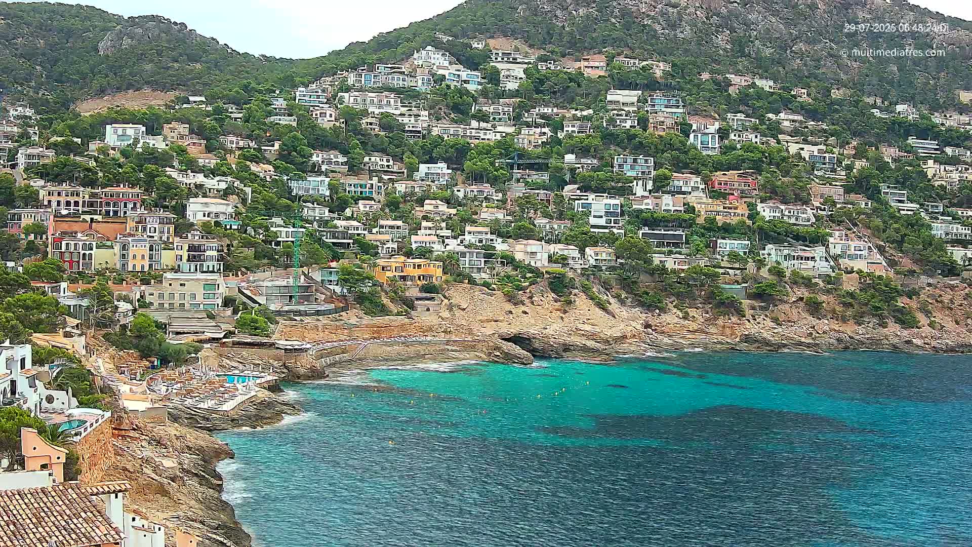 Mallorca, Port d' Andratx Cala Llamp (Cala Bay) Live Cam - Balearic Islands, Spain