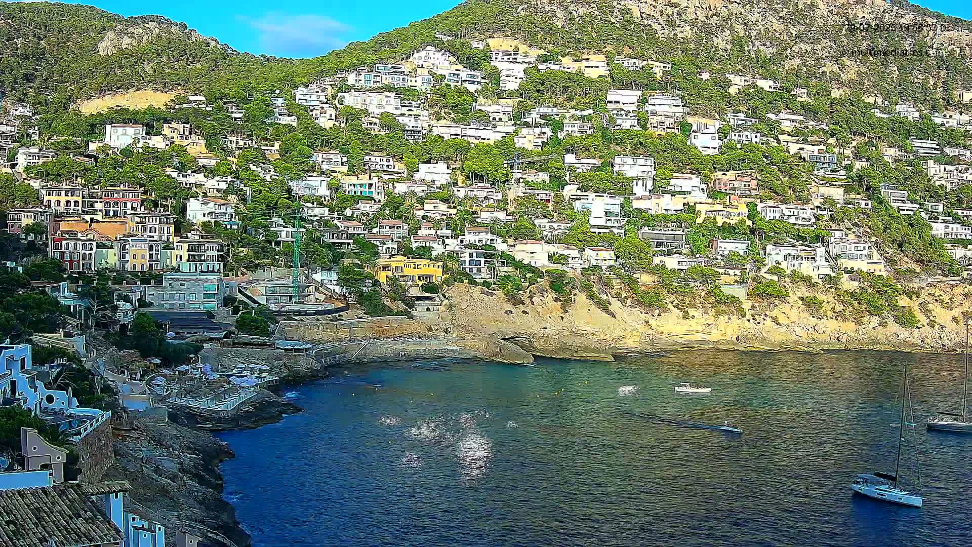 Mallorca, Port d' Andratx Cala Llamp (Cala Bay) Live Cam - Balearic Islands, Spain