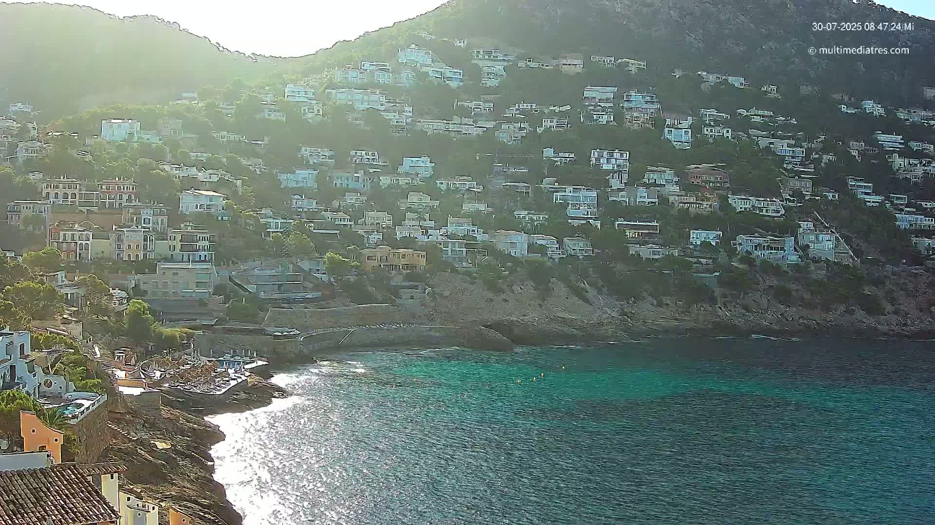 Mallorca, Port d' Andratx Cala Llamp (Cala Bay) Live Cam - Balearic Islands, Spain