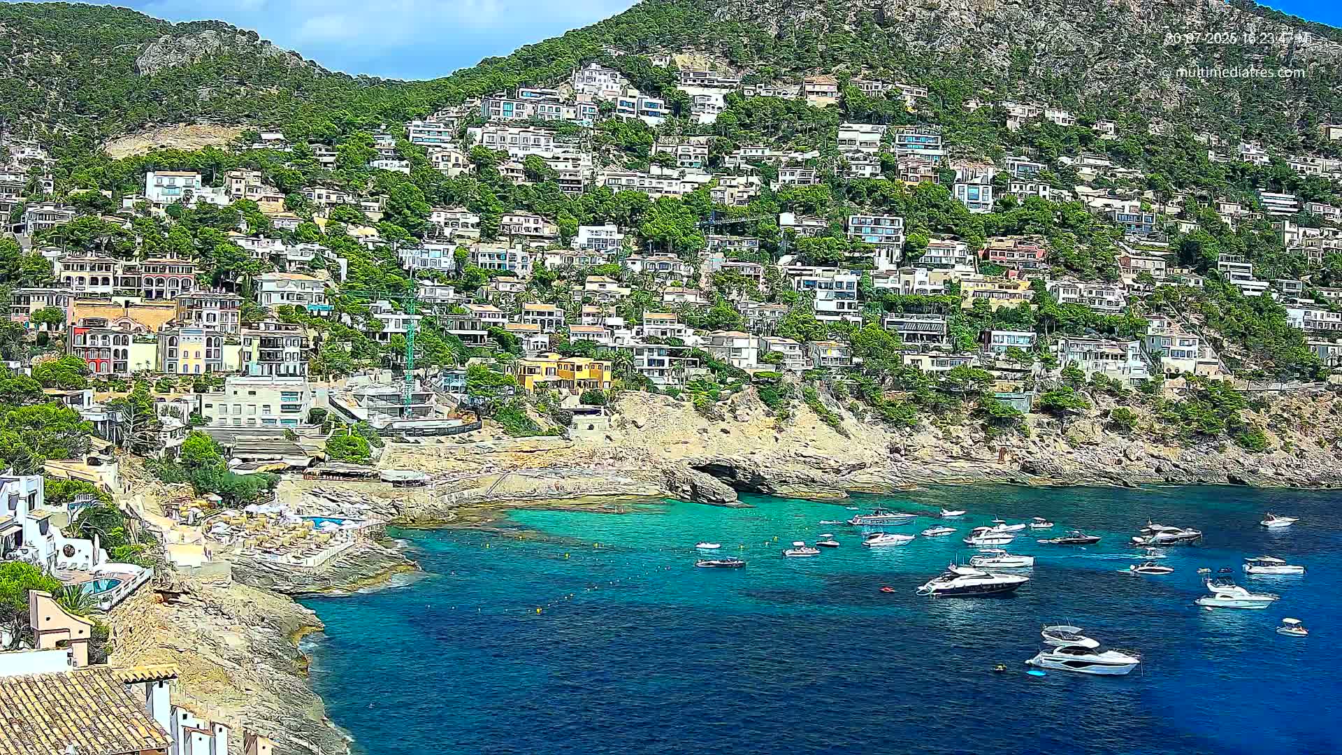 Mallorca, Port d' Andratx Cala Llamp (Cala Bay) Live Cam - Balearic Islands, Spain