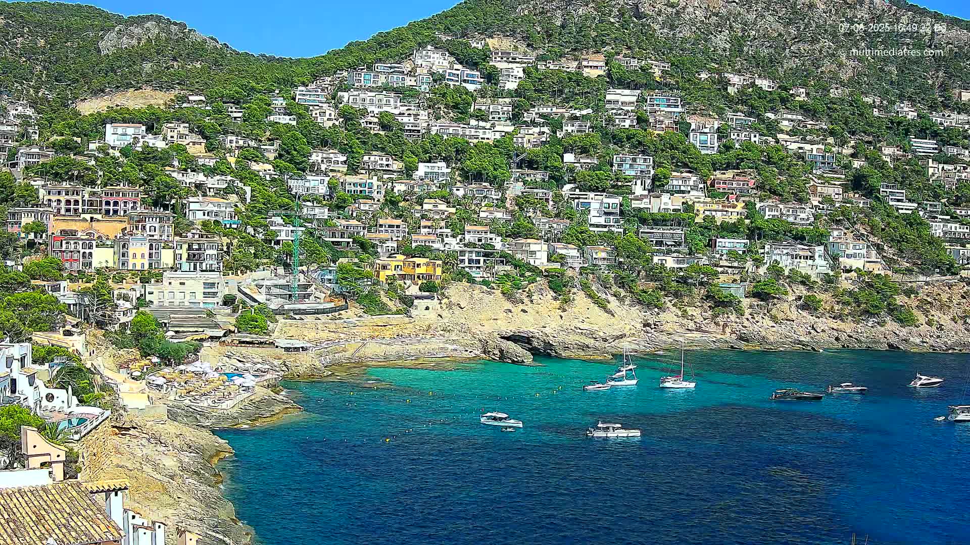 Mallorca, Port d' Andratx Cala Llamp (Cala Bay) Live Cam - Balearic Islands, Spain