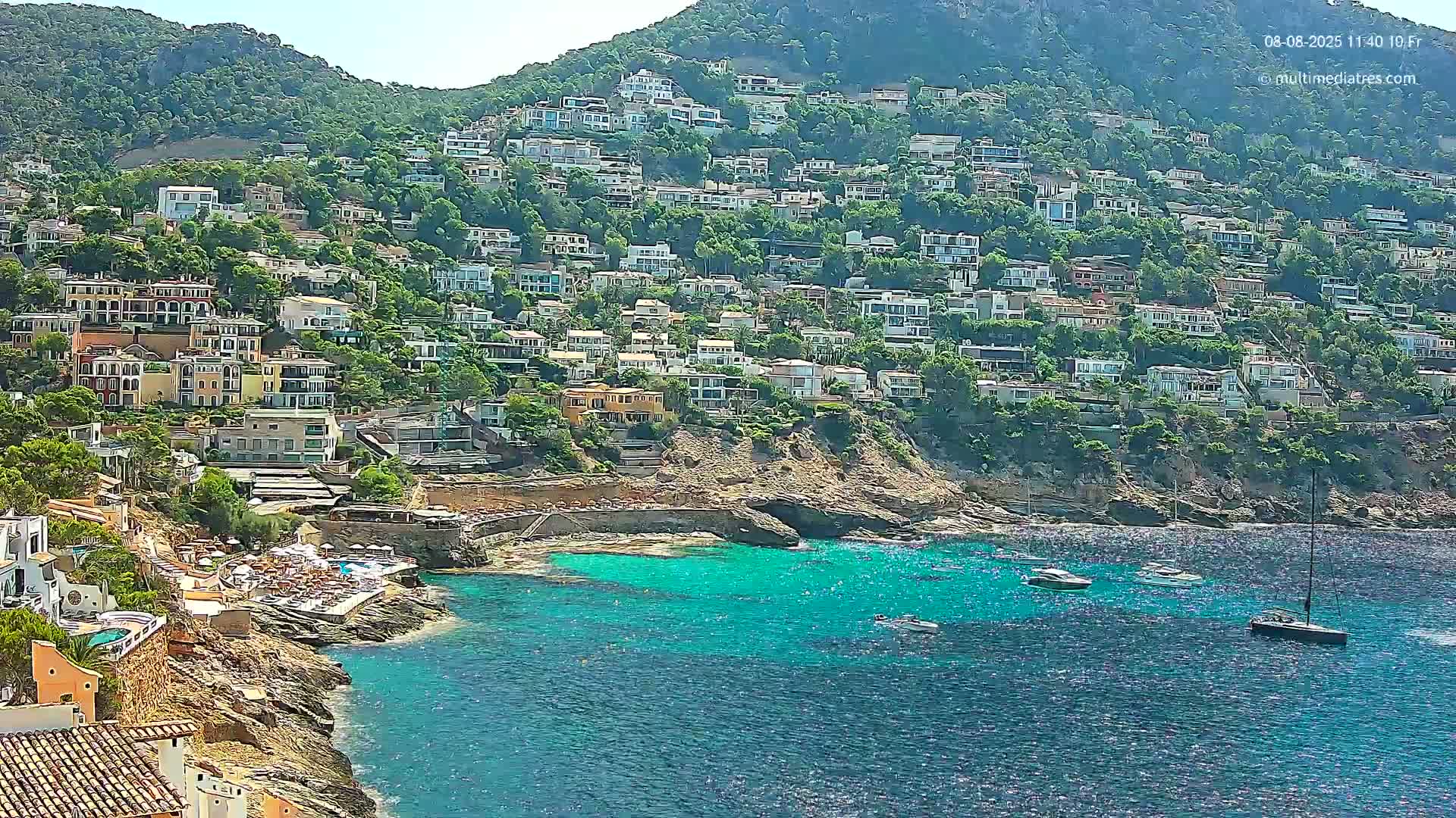 Mallorca, Port d' Andratx Cala Llamp (Cala Bay) Live Cam - Balearic Islands, Spain