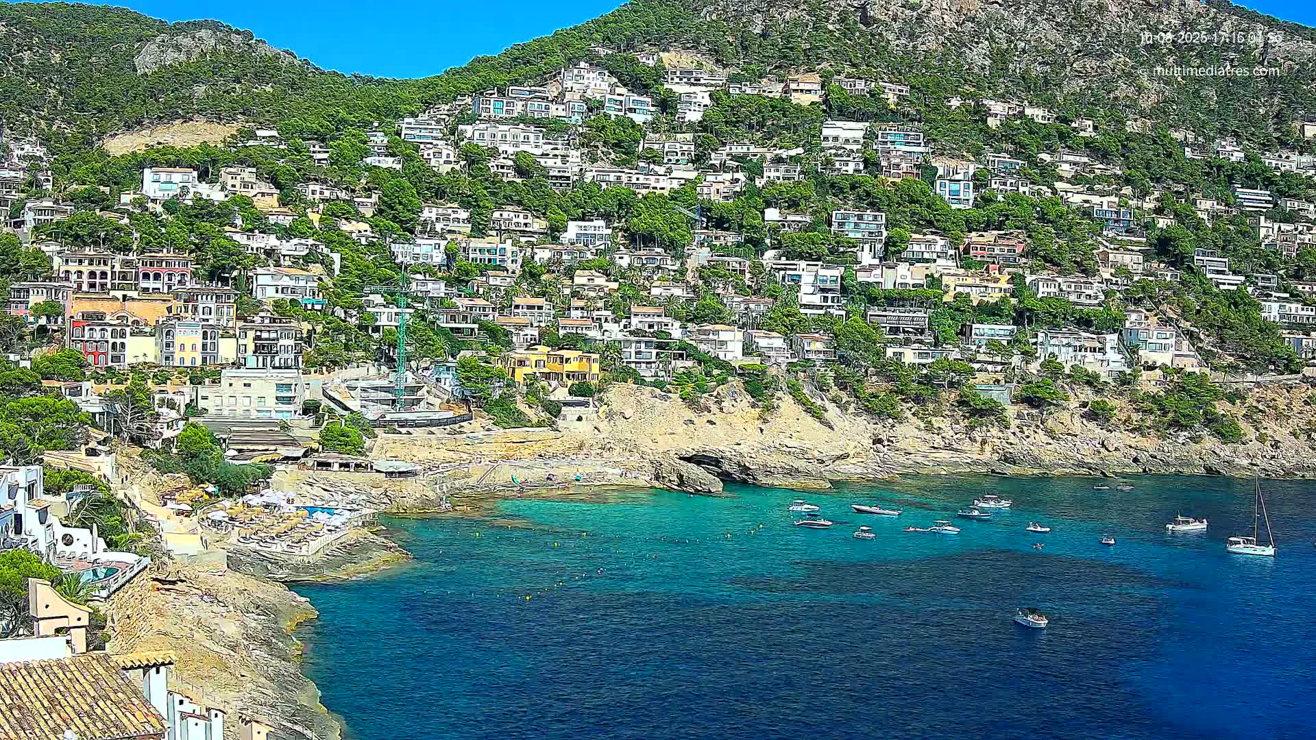 Mallorca, Port d' Andratx Cala Llamp (Cala Bay) Live Cam - Balearic Islands, Spain