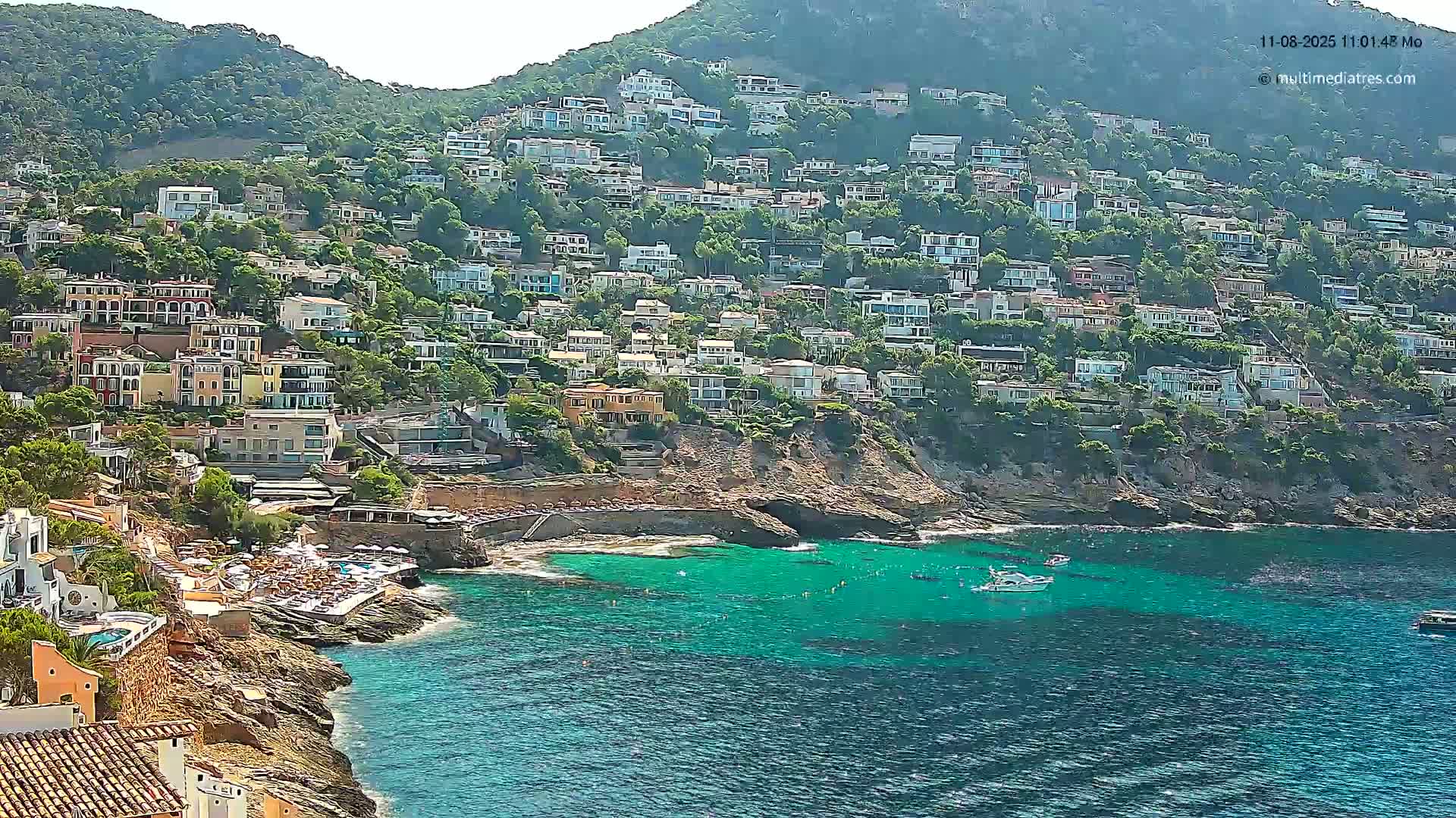 Mallorca, Port d' Andratx Cala Llamp (Cala Bay) Live Cam - Balearic Islands, Spain