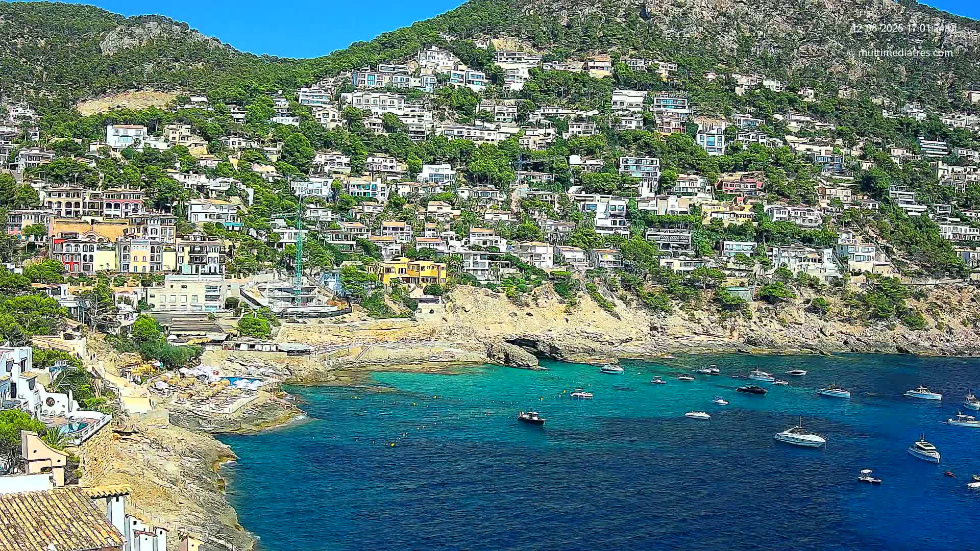 Mallorca, Port d' Andratx Cala Llamp (Cala Bay) Live Cam - Balearic Islands, Spain